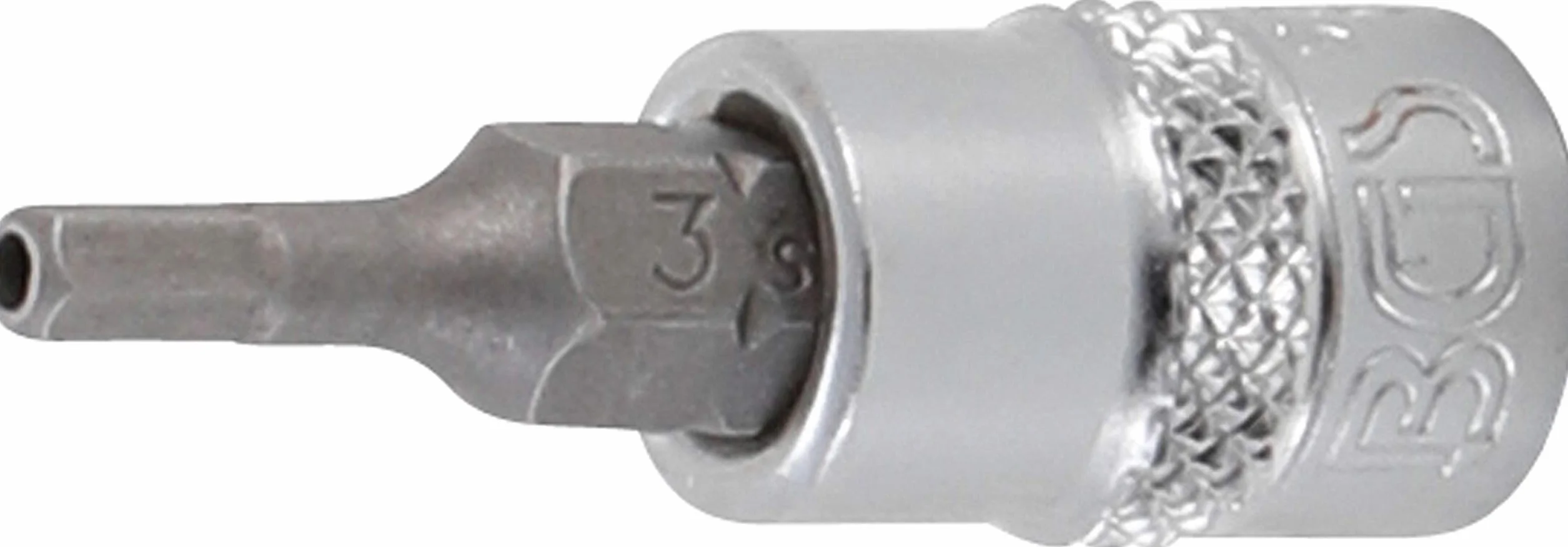 BGS 5156 Zestaw nasadek do bitów napęd 6,3 mm (1/4") gniazdo sześciokątne z otworem 2 - 7 mm 8 szt.