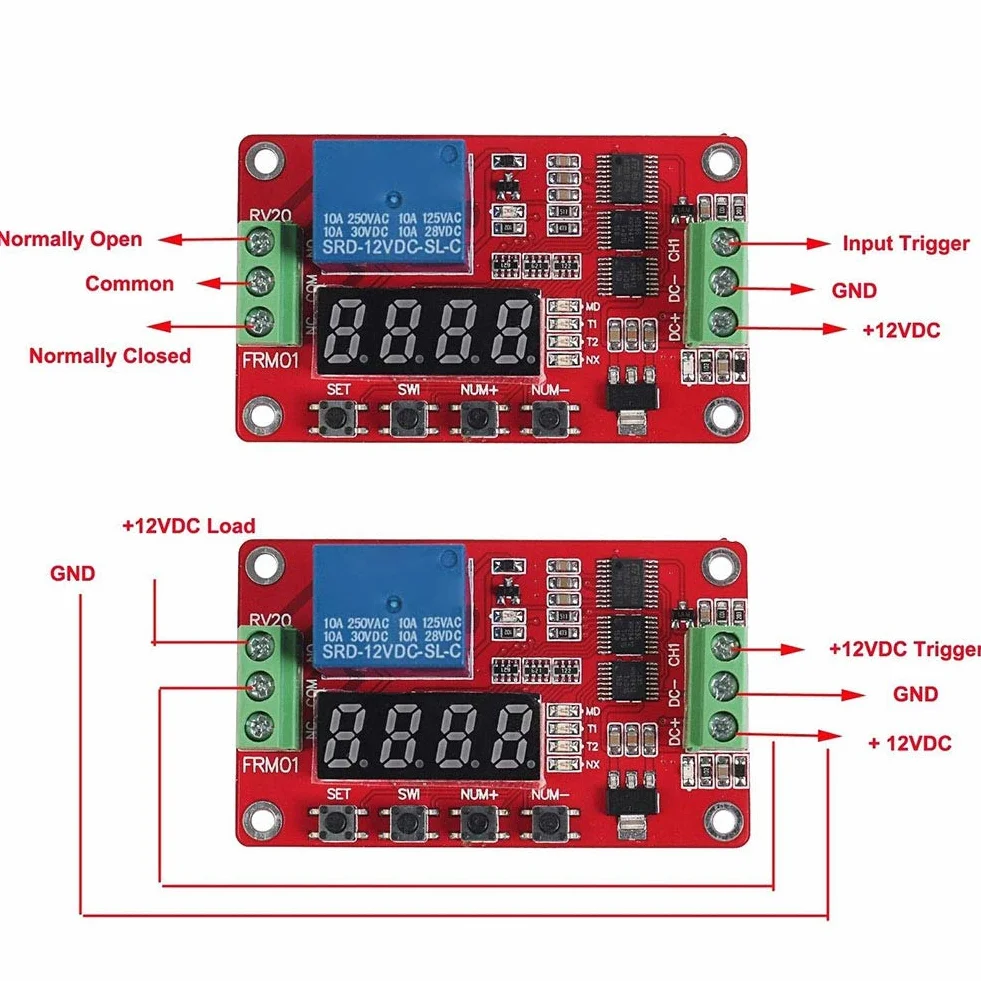 Tosuny FRM01 moduł przekaźnikowy timer przekaźnik samoblokujący