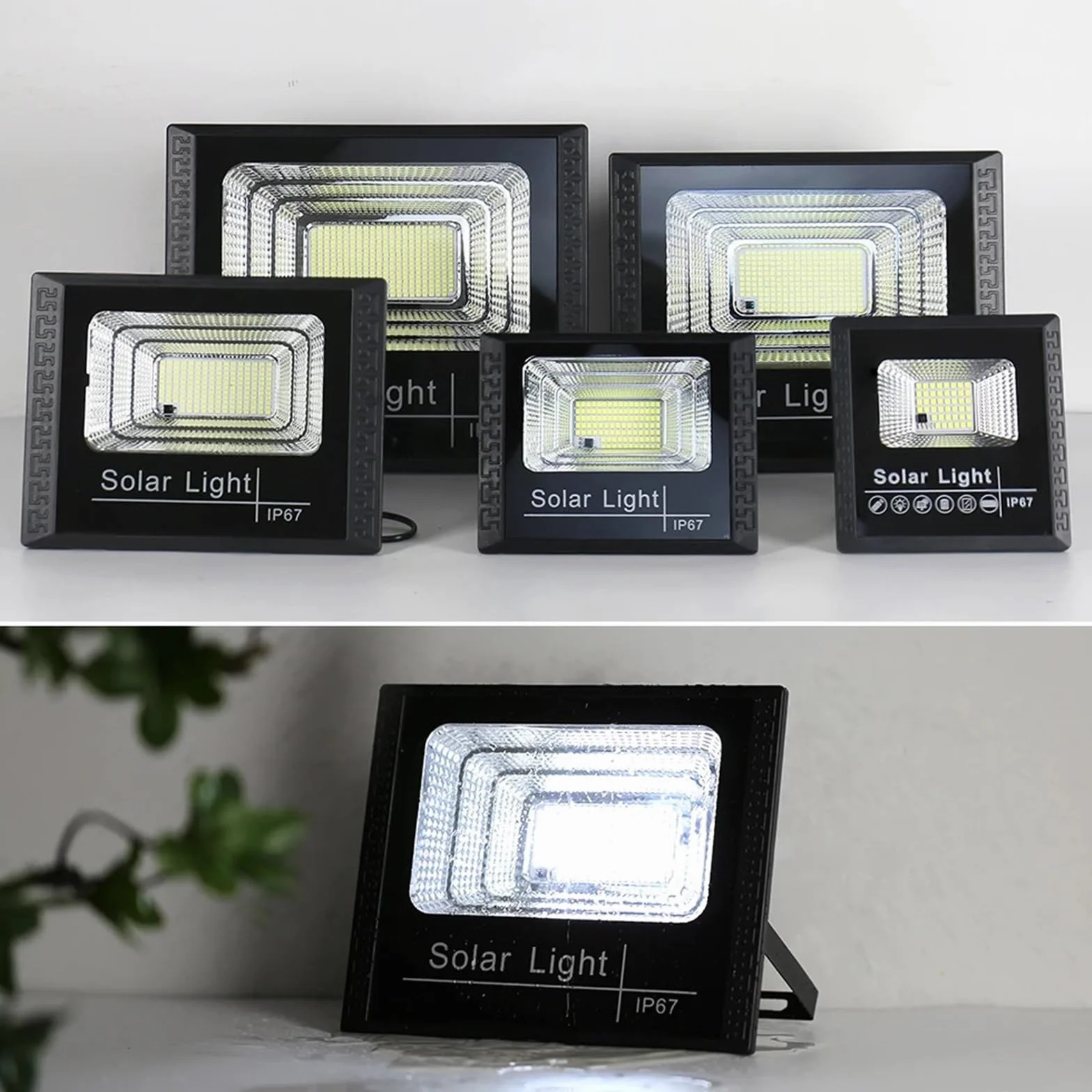 Reflektor zewnętrzny LED 50 W, zimna biel, wodoodporna