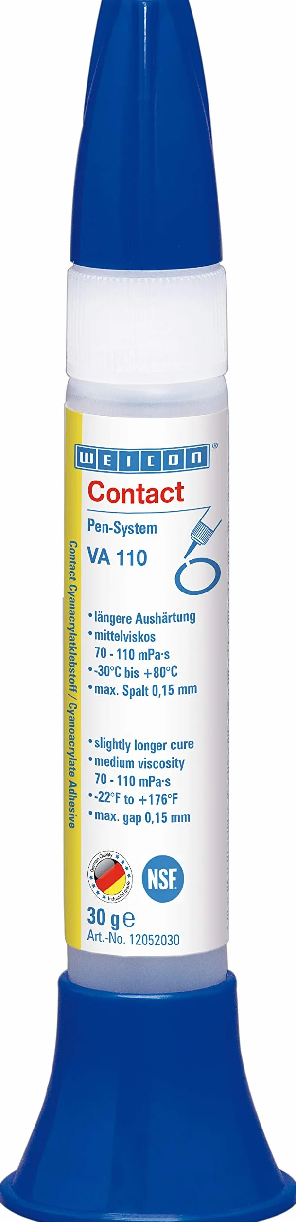 Weicon Contact VA 110 klej cyjanoakrylowy 30 g bezbarwny NSF