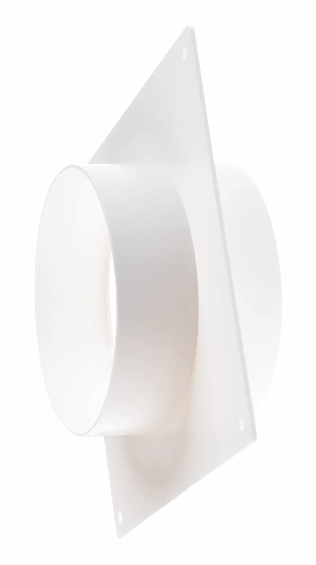 Steinberg14 Kołnierz ścienny 100 mm PVC łącznik rura okrągła wentylacyjna
