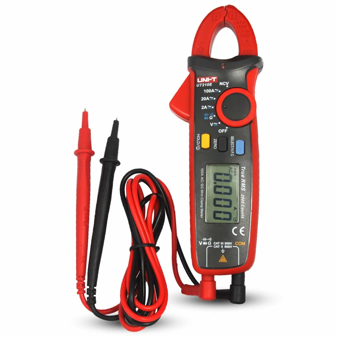 UNI-T UT210E Cyfrowy miernik zacisków DC Clamp Multimetr z podświetleniem LCD