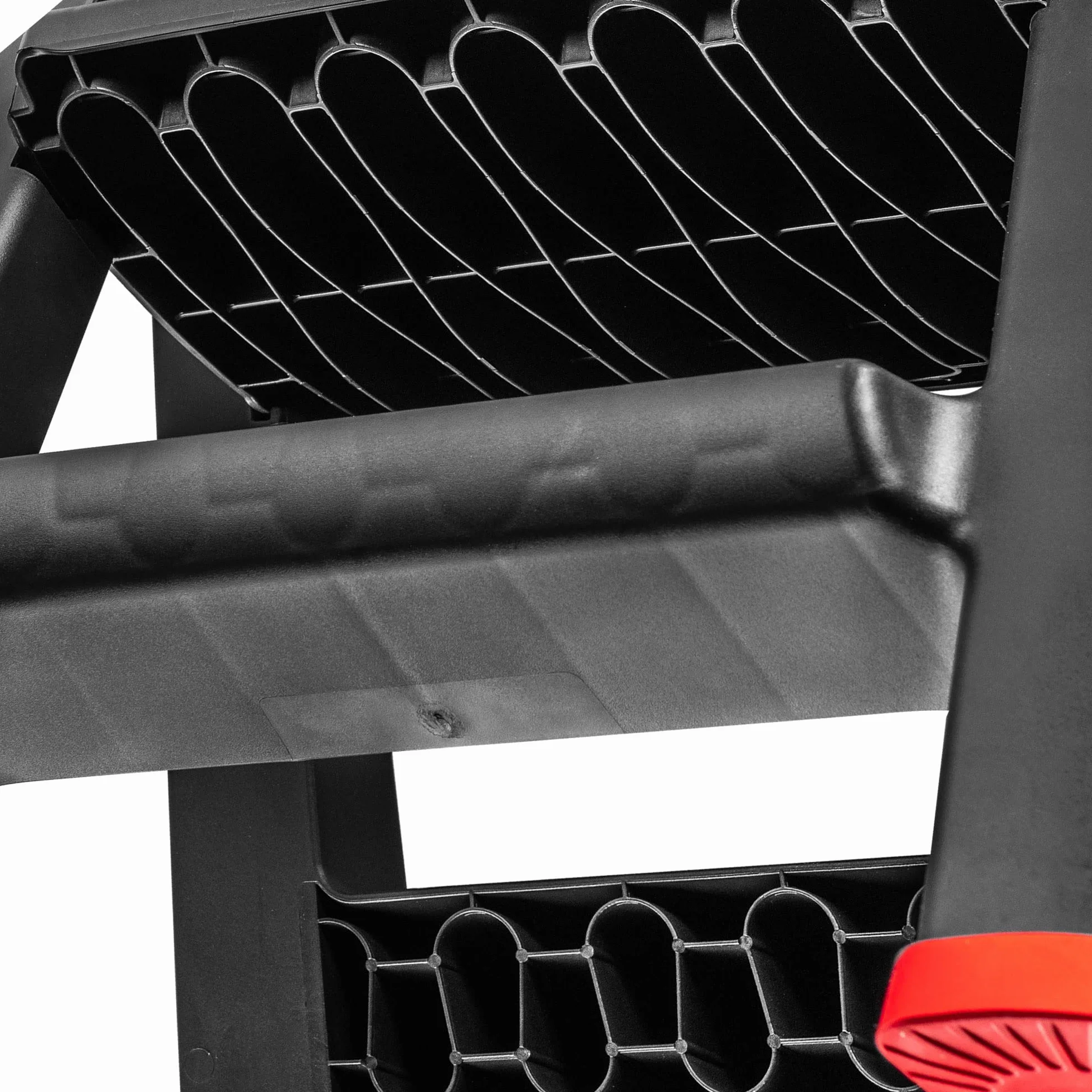KADAX 2-stopniowy taboret ze stali antypoślizgowe nóżki obciążenie 150 kg drabina domowa
