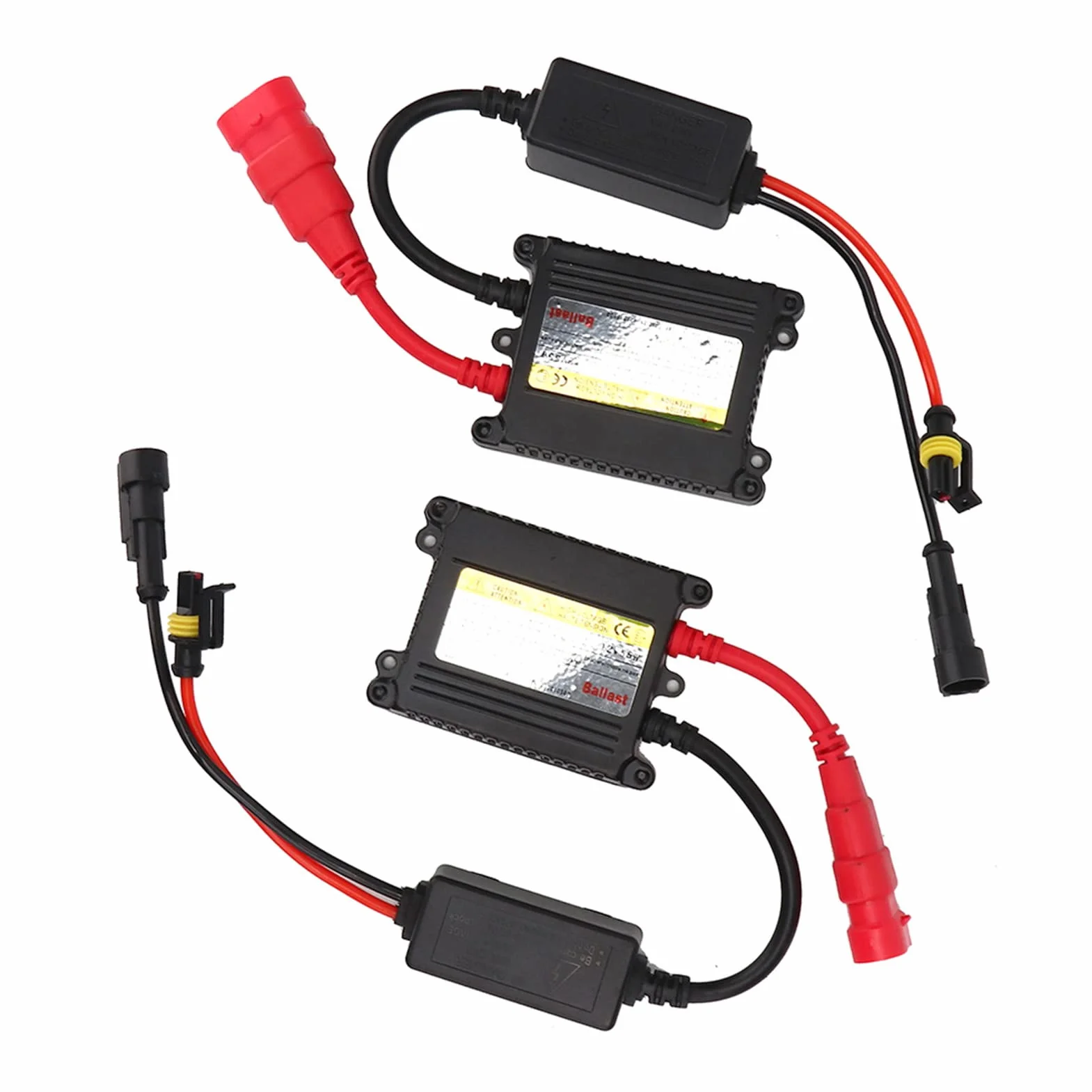 KIMISS Uniwersalny statecznik DC 12V 55W cyfrowy kompaktowy do lamp LED 2 sztuki