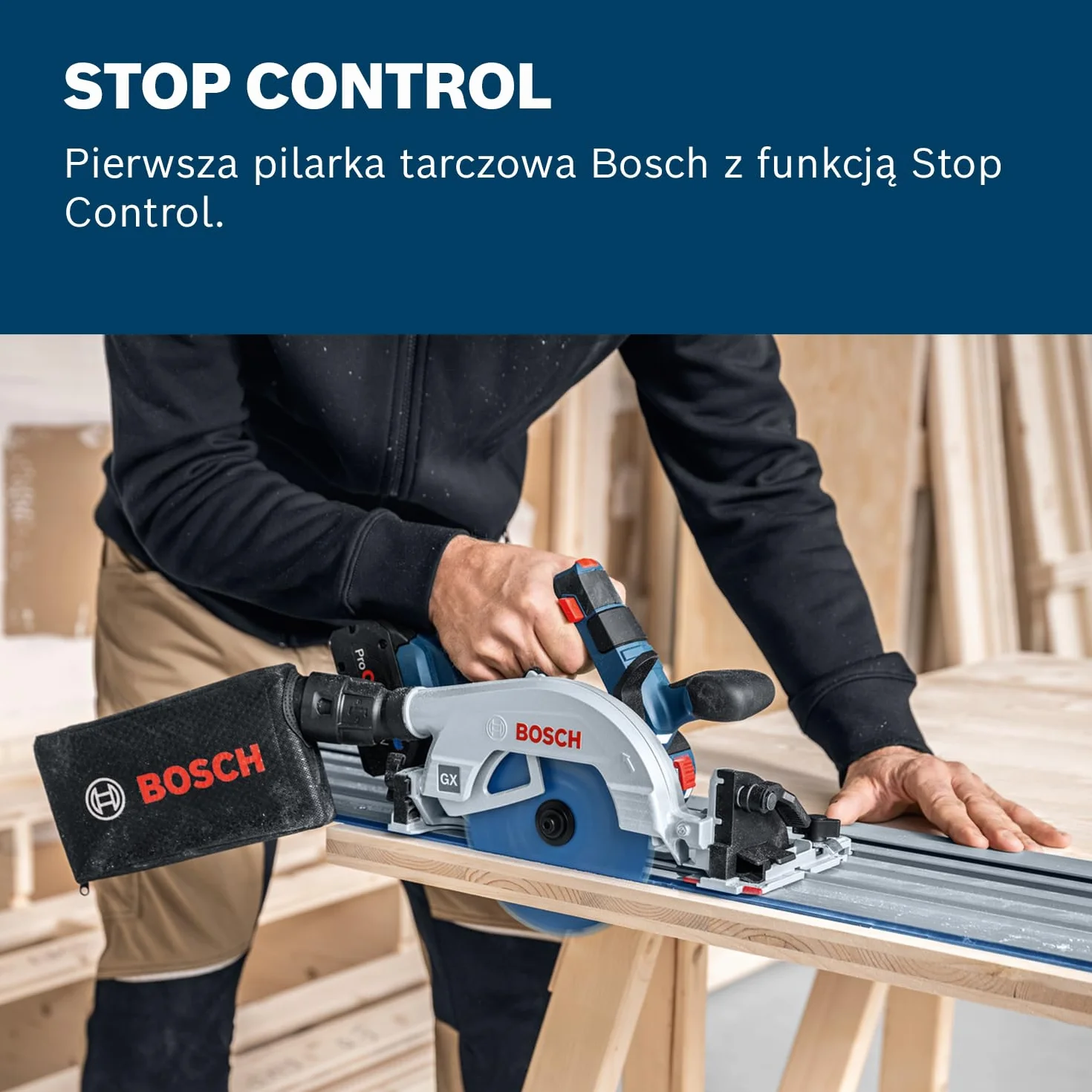 Bosch GKS 18V-57-2 GX akumulatorowa pilarka tarczowa 18 V L-BOXX