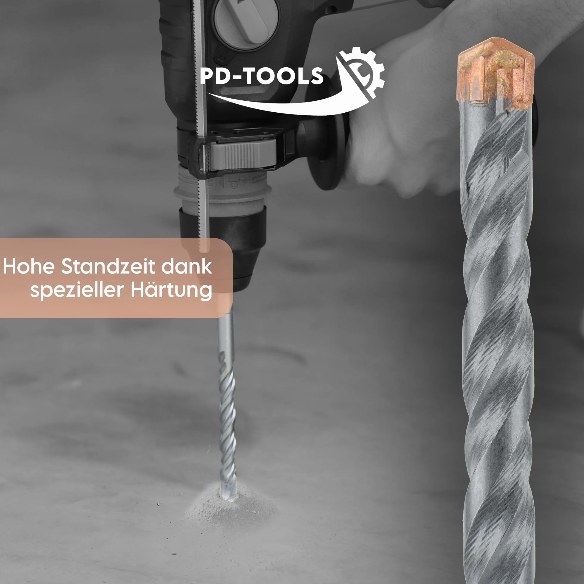 SDS Plus wiertło Quattro Ø 10 x 160 mm do betonu, żelbetonu, kamienia i muru