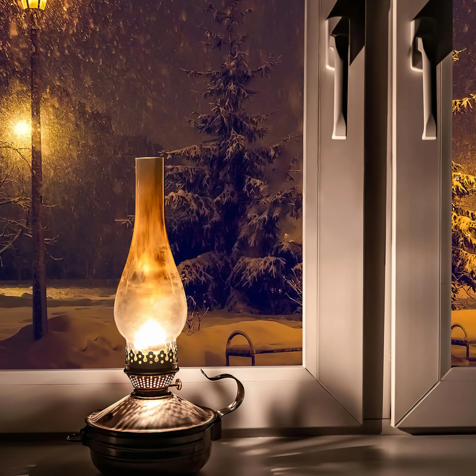Mobestech Klosz do lampy naftowej, Przezroczysty szkło, Vintage wymiana