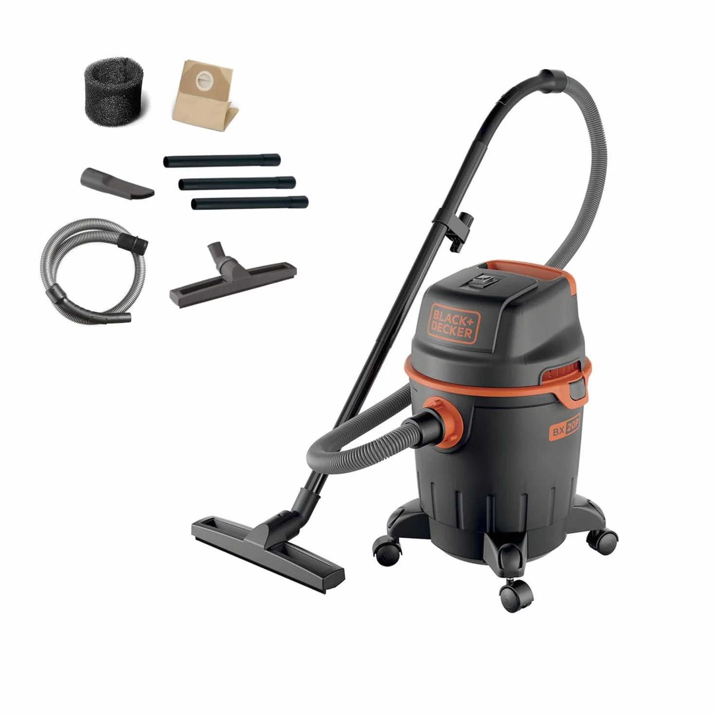 Black+Decker Bxvc20Pe Odkurzacz Przemysłowy 20 l