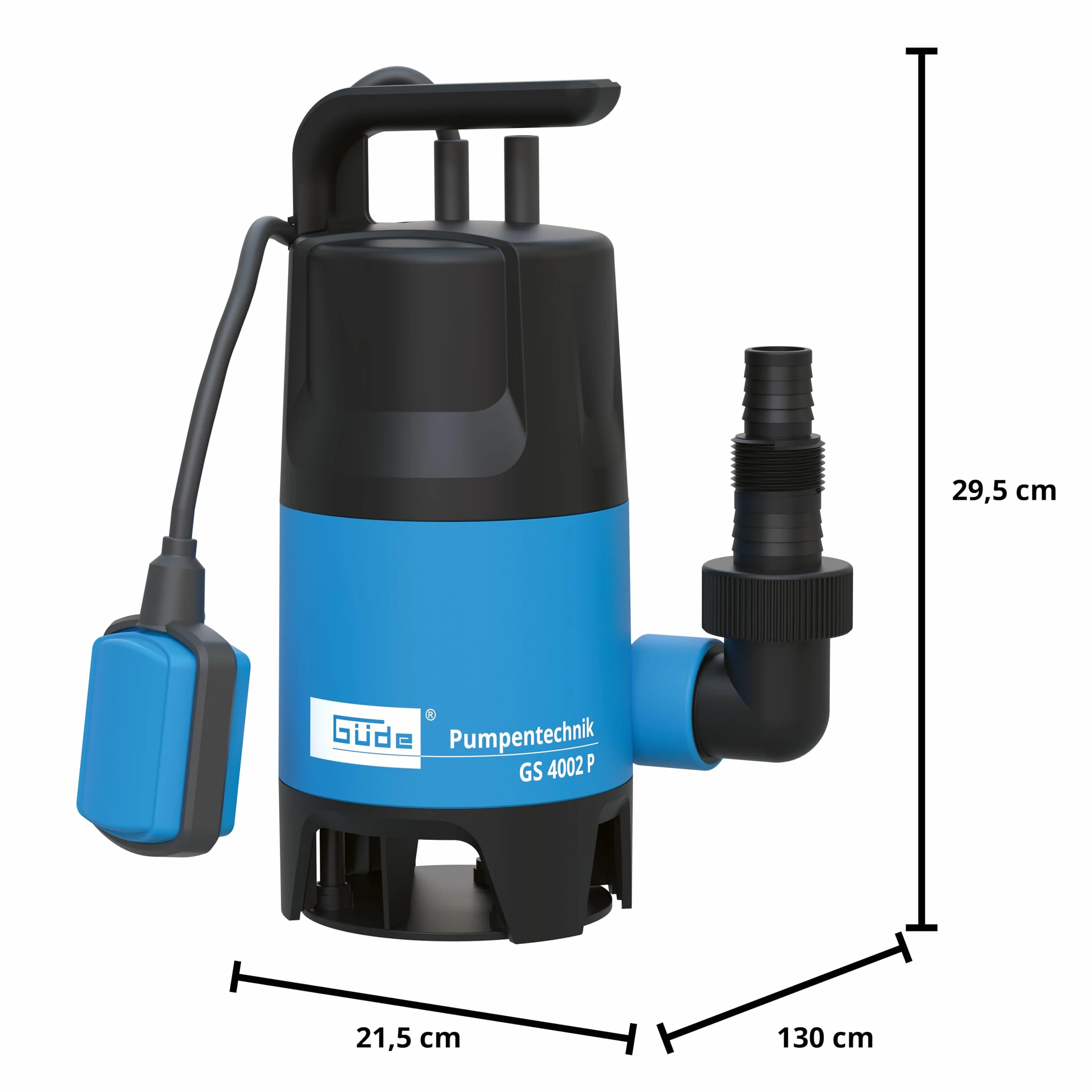 Güde Gs 4002 P Pompa Zanurzeniowa 400 W 10 m Czarny/Niebieski