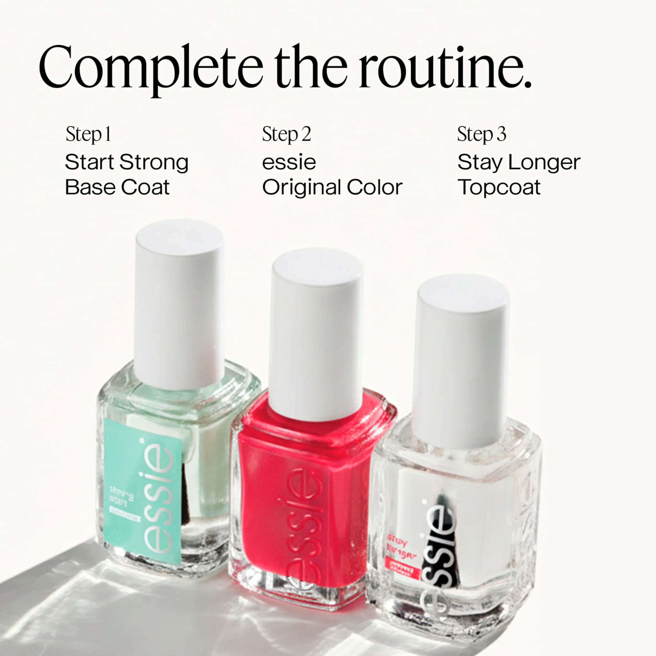 Essie, Klasyczny lakier do paznokci, błyszczące wykończenie, wytrzymały manicure, odcień 013 Mademoiselle, 13,5 ml