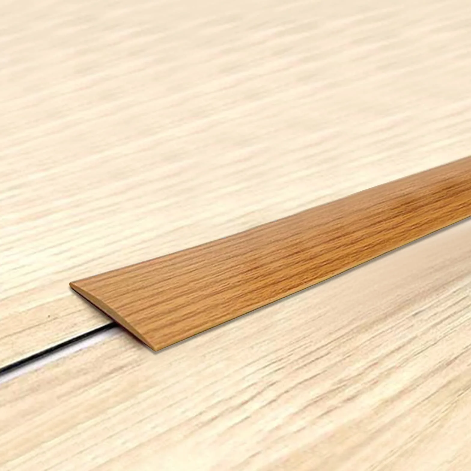 Samoprzylepny winylowy profil przejściowy 5 cm - listwa osłonowa, kompensacja podłóg, szyna przejściowa do płytek, laminatu i parkietu - próg