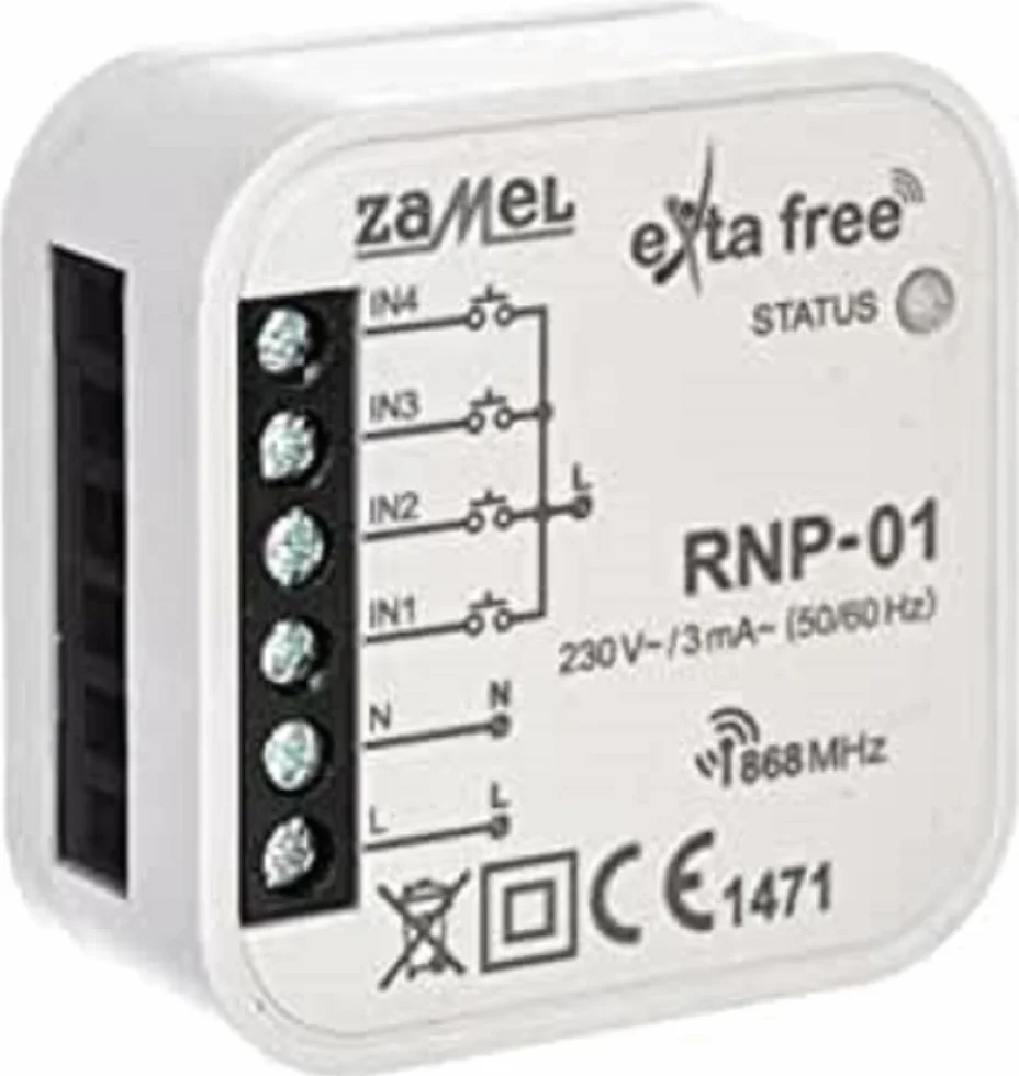Nadajnik radiowy RNP-01 Zamek