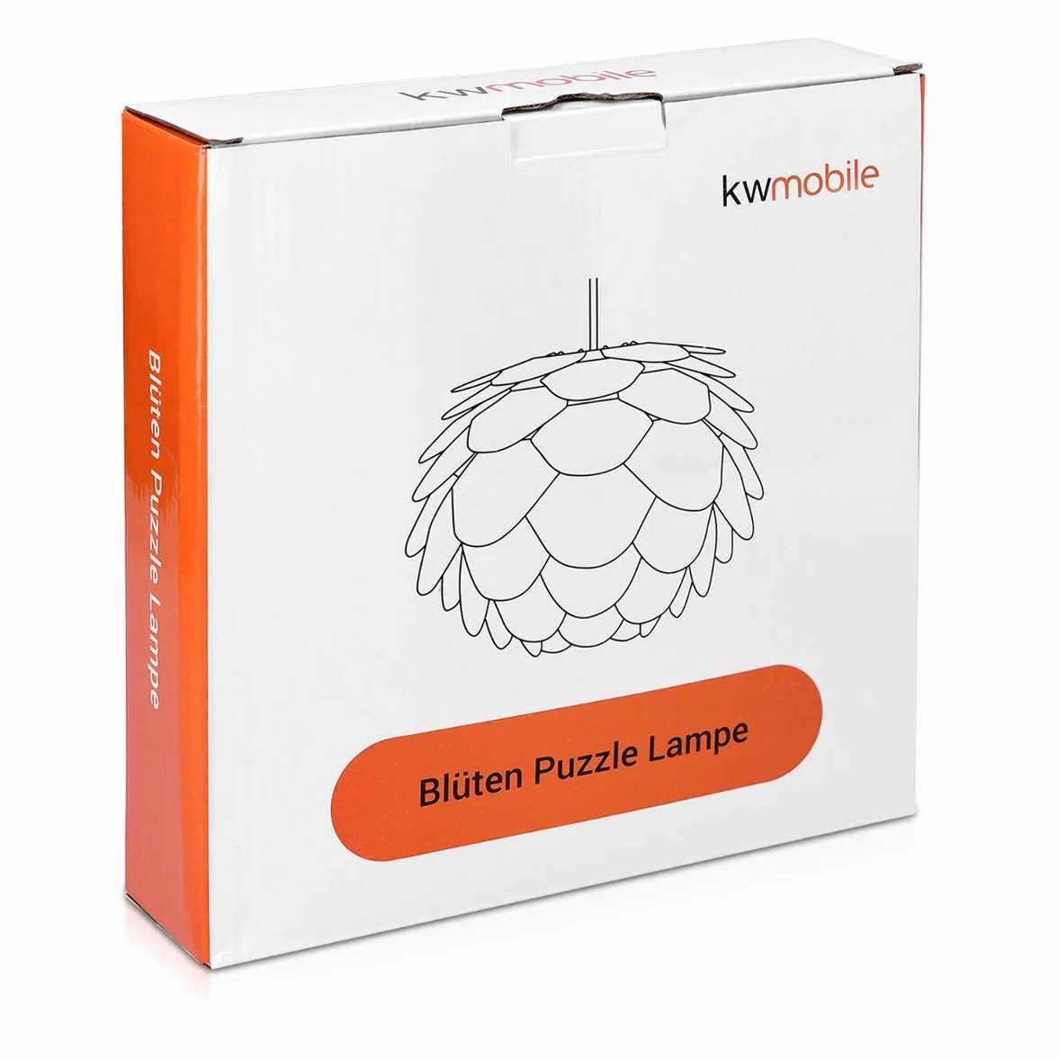 kwmobile Puzzle lampa Abażur sufitowy i wiszący, lampa stojąca w kolorze białym