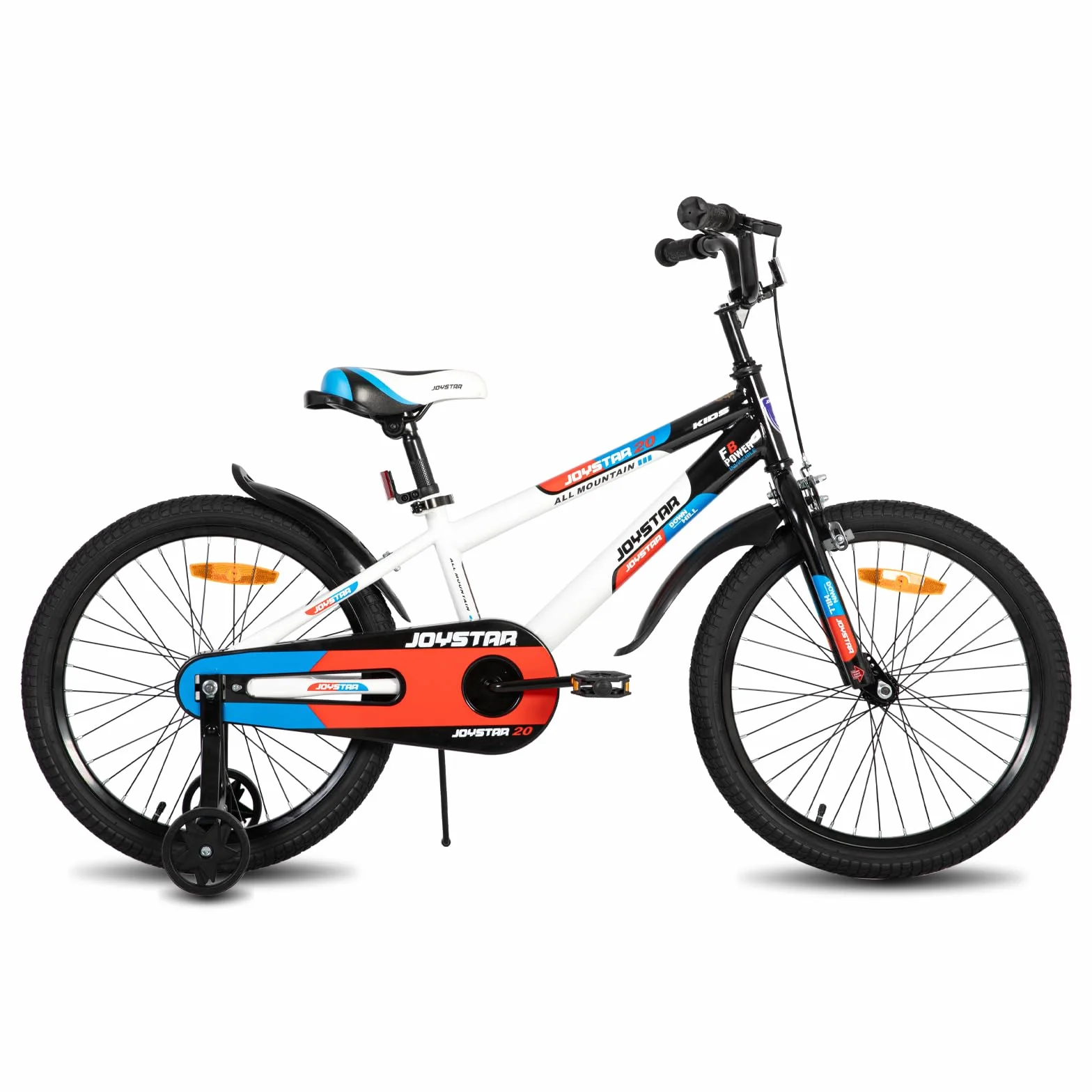 JOYSTAR Berry rower dziecięcy 20" dla chłopców i dziewczynek w wieku od 8 do 11 lat, 20", ze stabilizatorem i stojakiem, różowy
