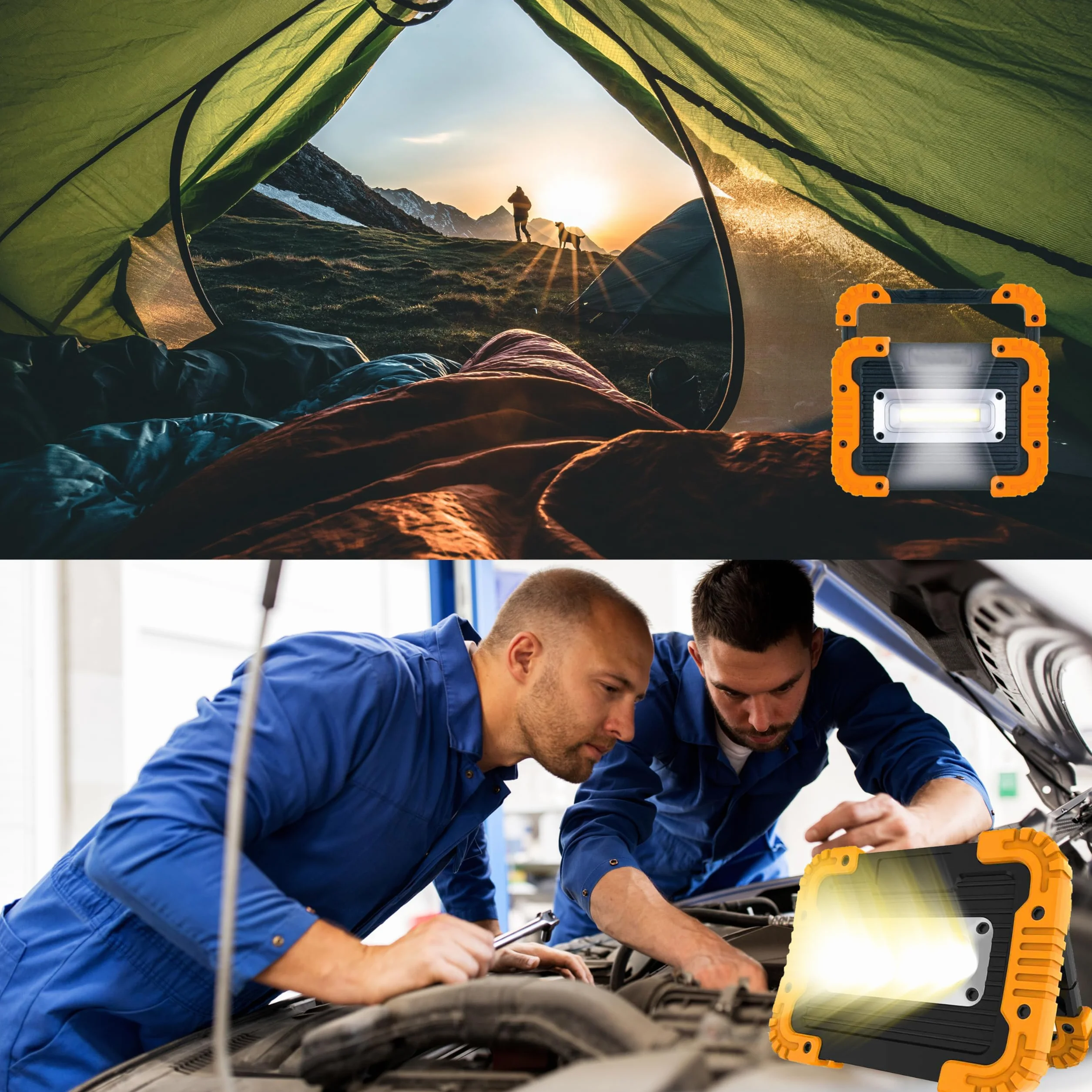 Retoo reflektor budowlany LED 30 W lampa robocza światło dzienne