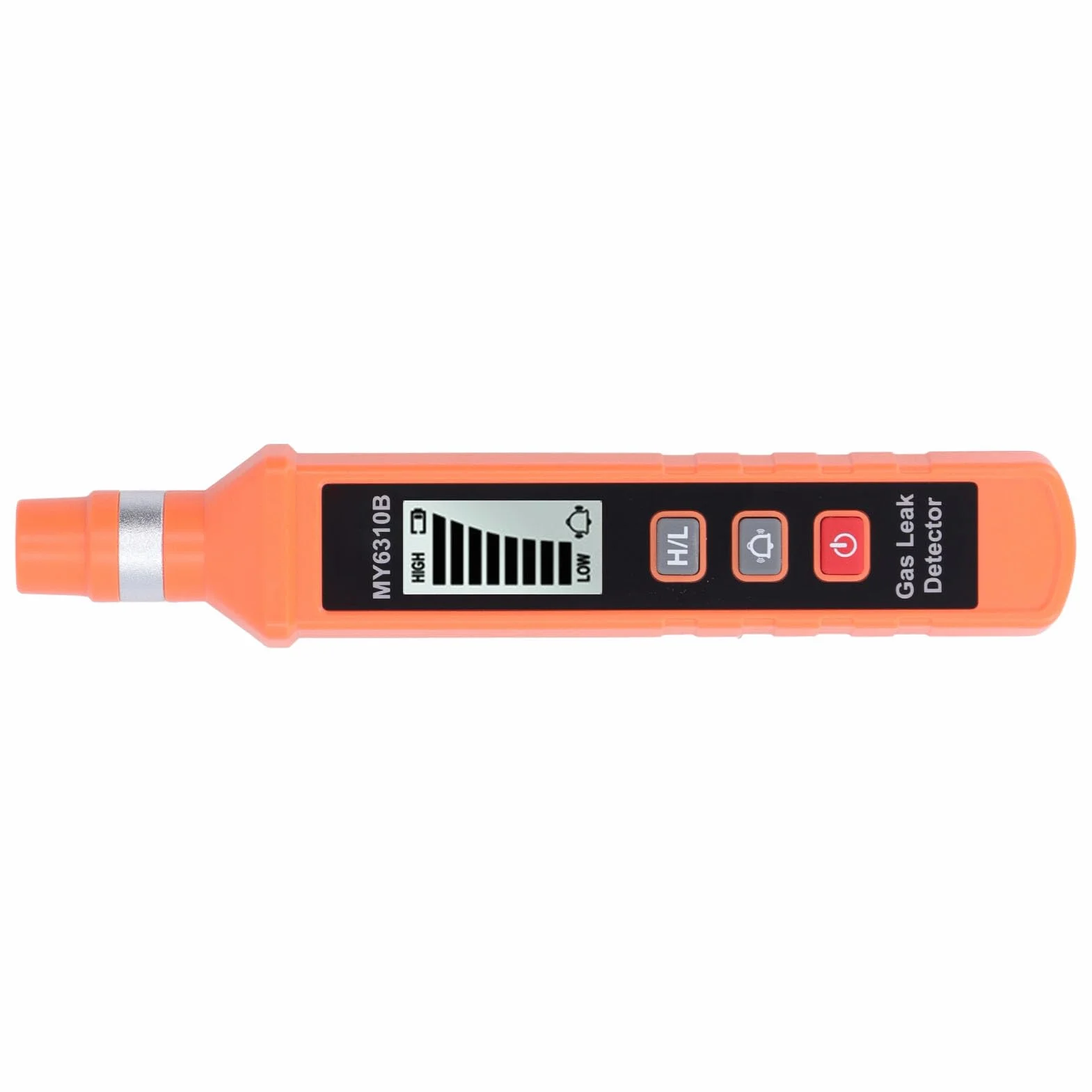 Detektor Gazu Ziemnego Alarm Gazów Palnych Wykrywacz Wycieku z Wyświetlaczem LCD Alarm Dźwiękowy Wizualny Wibracyjny do Domu