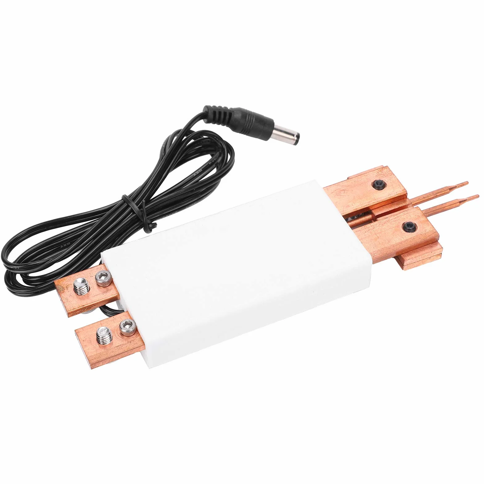 Ręczna zgrzewarka punktowa DC4-12V biała zintegrowana DIY automatyczny spust
