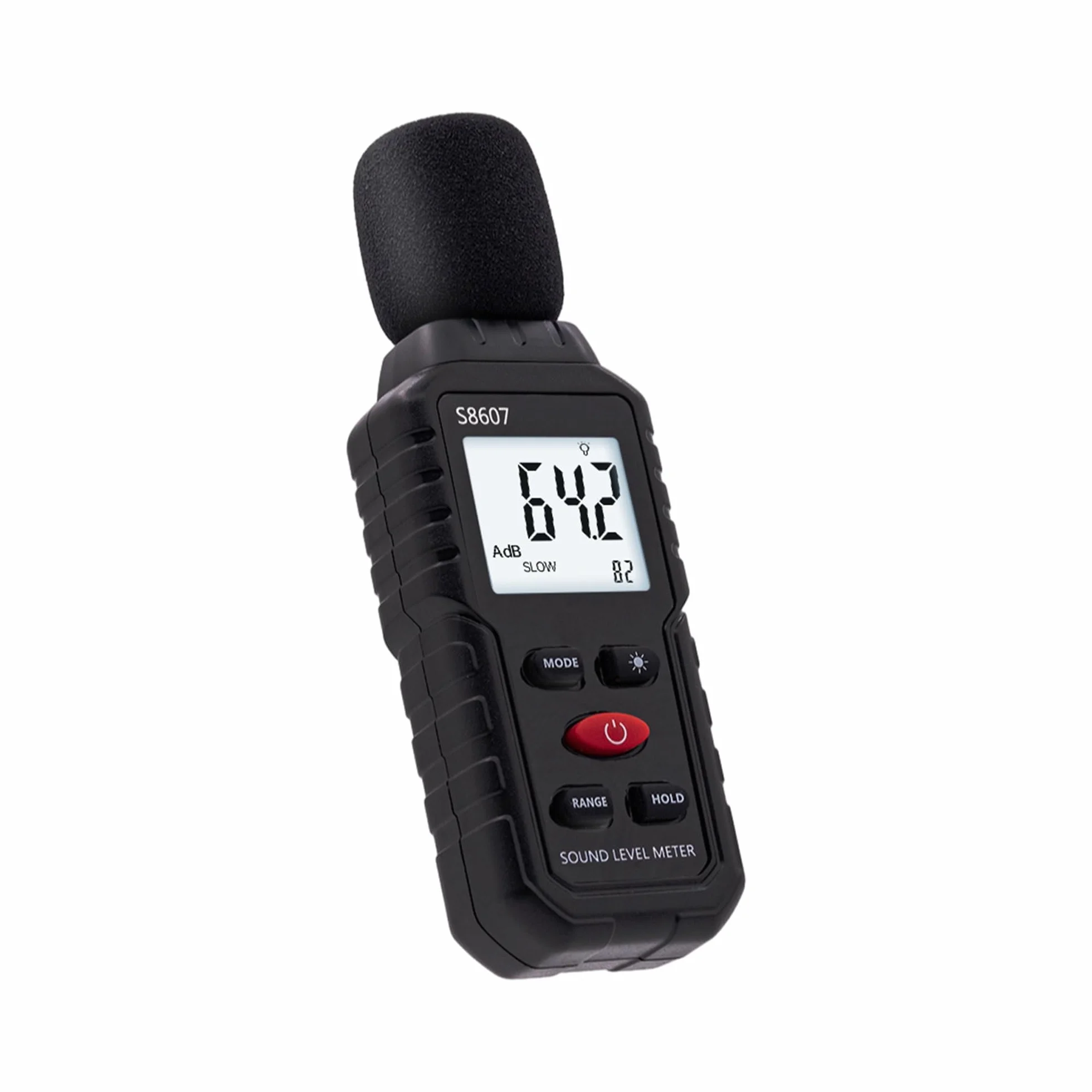 Cyfrowy miernik poziomu dźwięku 30-130 dB z wyświetlaczem LCD