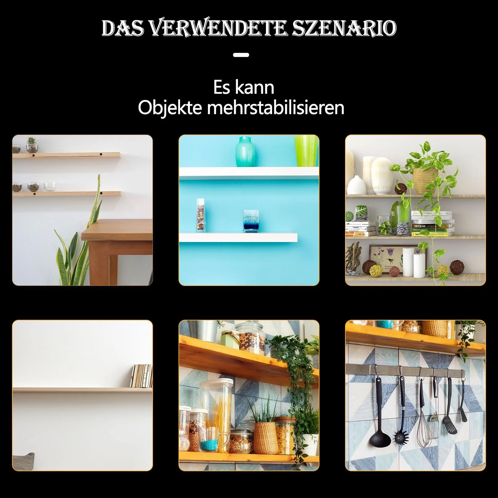 Regulowane wsporniki kątowe L do mebli 6 sztuk (101+60)x30 mm grubość 3 mm kąt 90 stopni