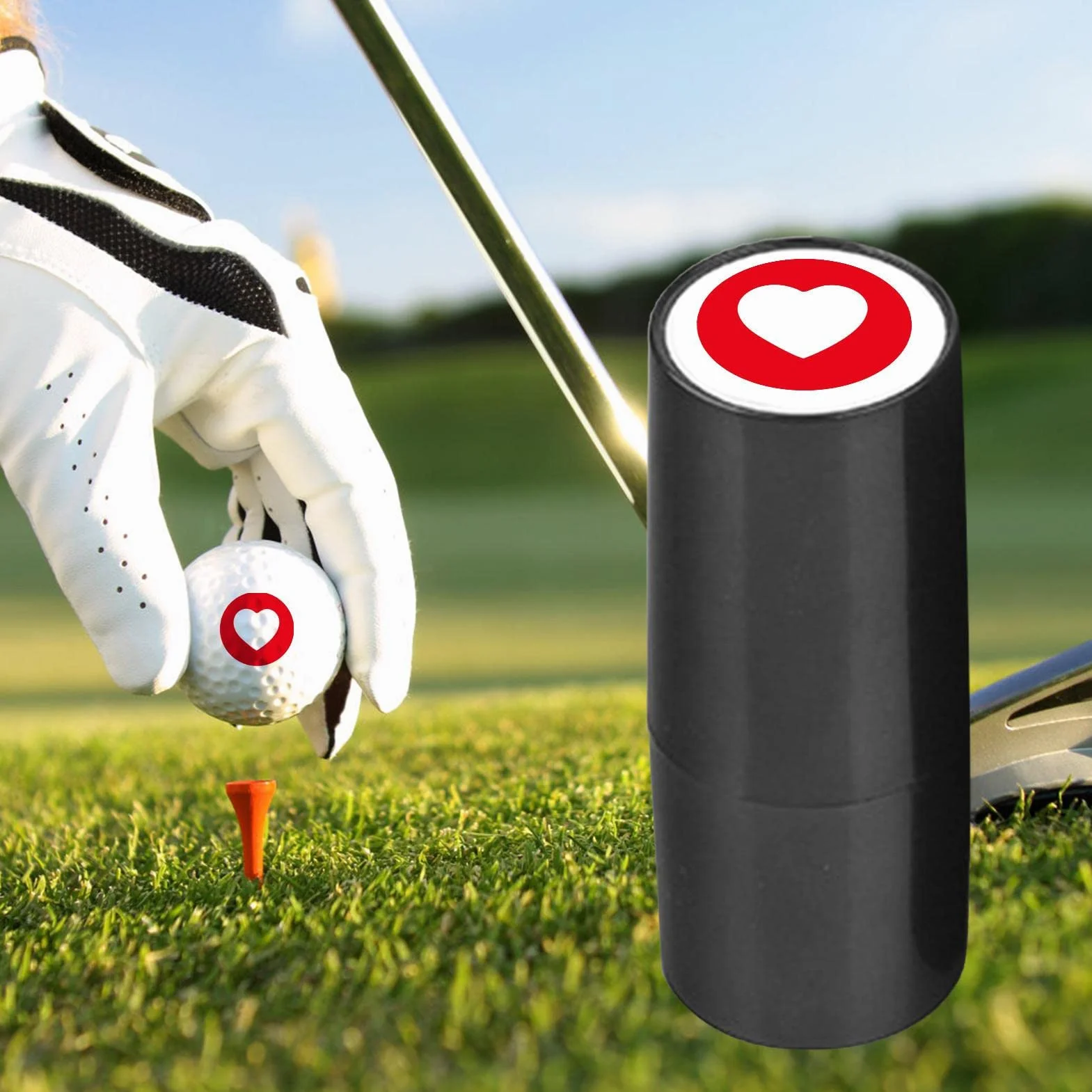 Szablon do oznaczania piłek golfowych, indywidualny stempel do oznaczania piłek golfowych, przenośny, szybkoschnący znacznik kulkowy, spersonalizowany znacznik do piłek golfowych, marker do