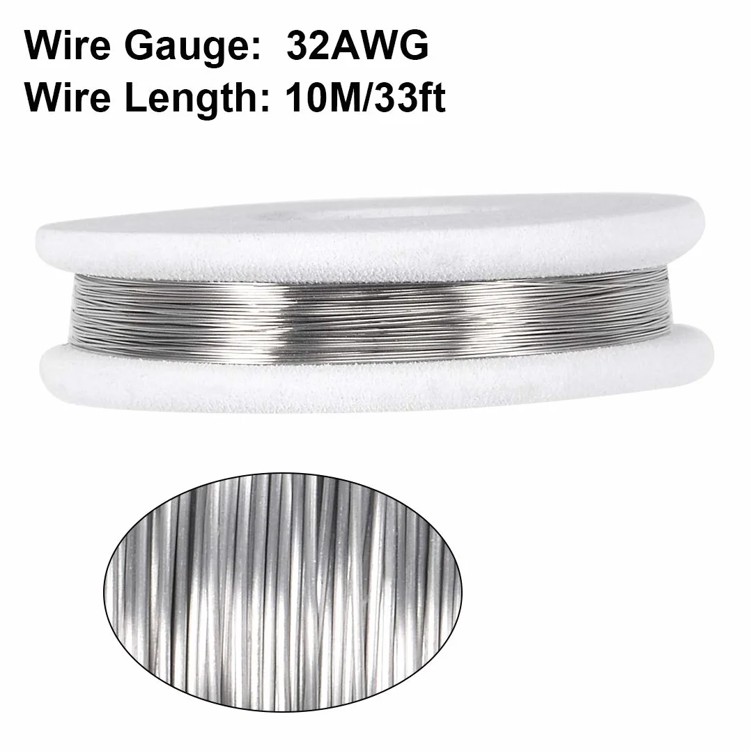 sourcing map 0,2 mm 32AWG rozpórka grzewcza kabel Nichrome do elementów grzewczych 100 m