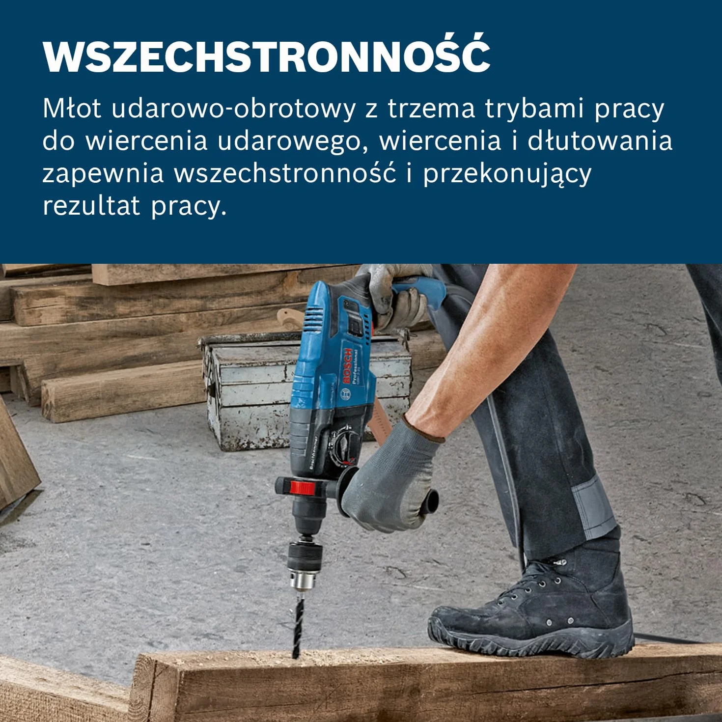 Bosch Professional Młot udarowo-obrotowy GBH 2-21 SDS plus