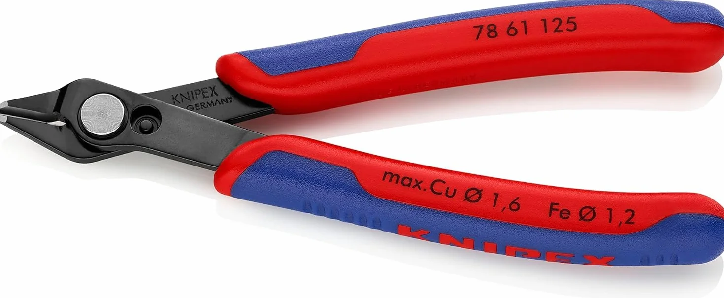 KNIPEX Electronic Super Knips z osłonkami wielokomponentowymi 125 mm