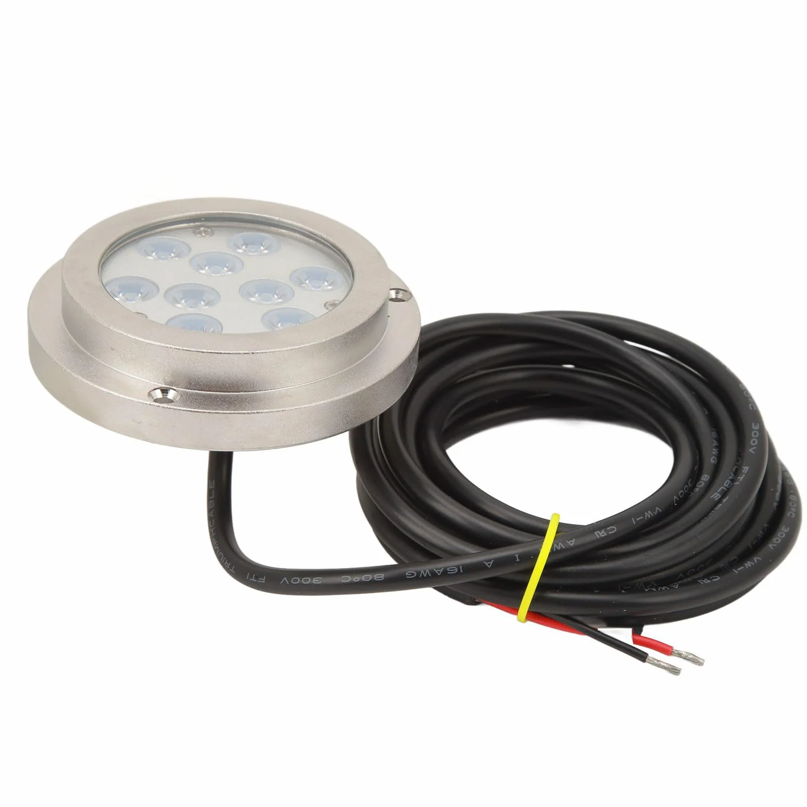 Podwodna Lampka LED do łodzi 3,8 Cala IP68 Wodoodporna Lampa Basenowa ze Stali Nierdzewnej do Jachtów, żaglówek i Morskiego Oświetlenia Dekoracyjnego