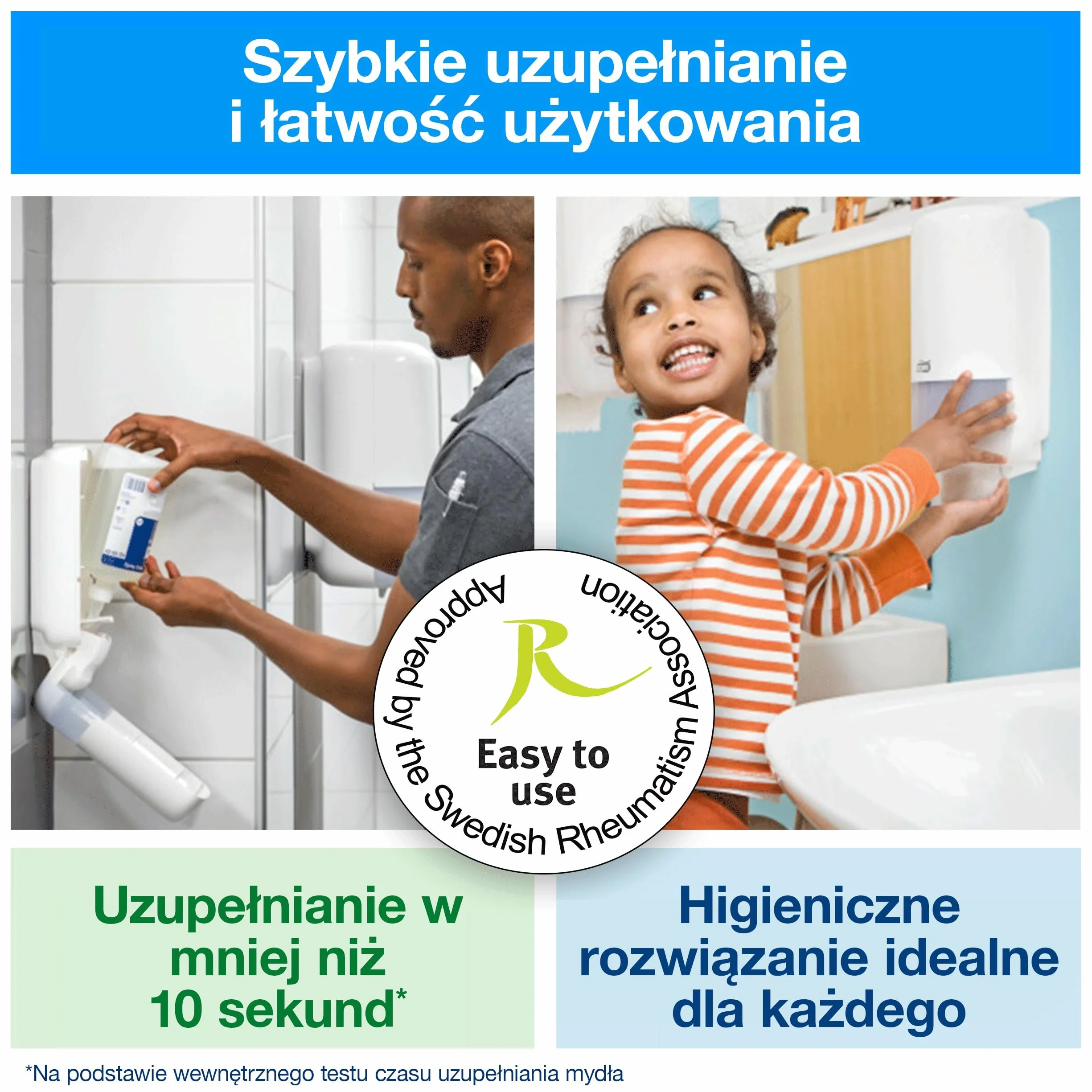 Tork Elevation mini dozownik do mydła w płynie biały S2 561000