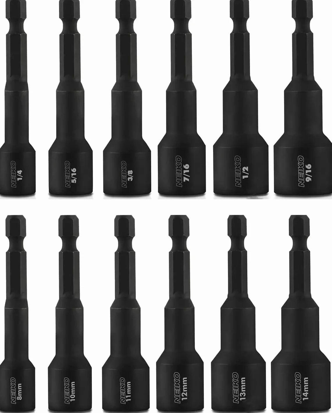 Neiko 10250A Magnetischer Muttern-Setter Master Set, 12-teilig