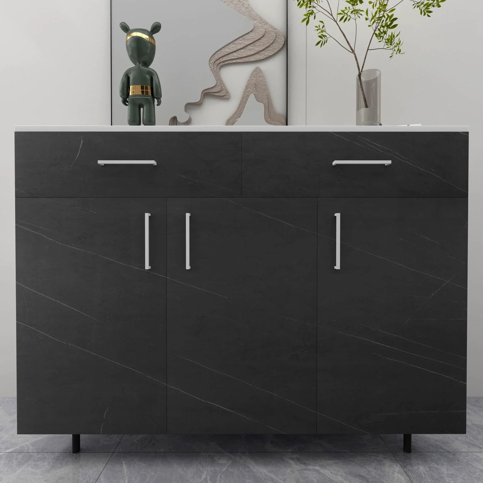Decotalk Tapeta marmurowa samoprzylepna 40x300 cm winylowa wodoodporna