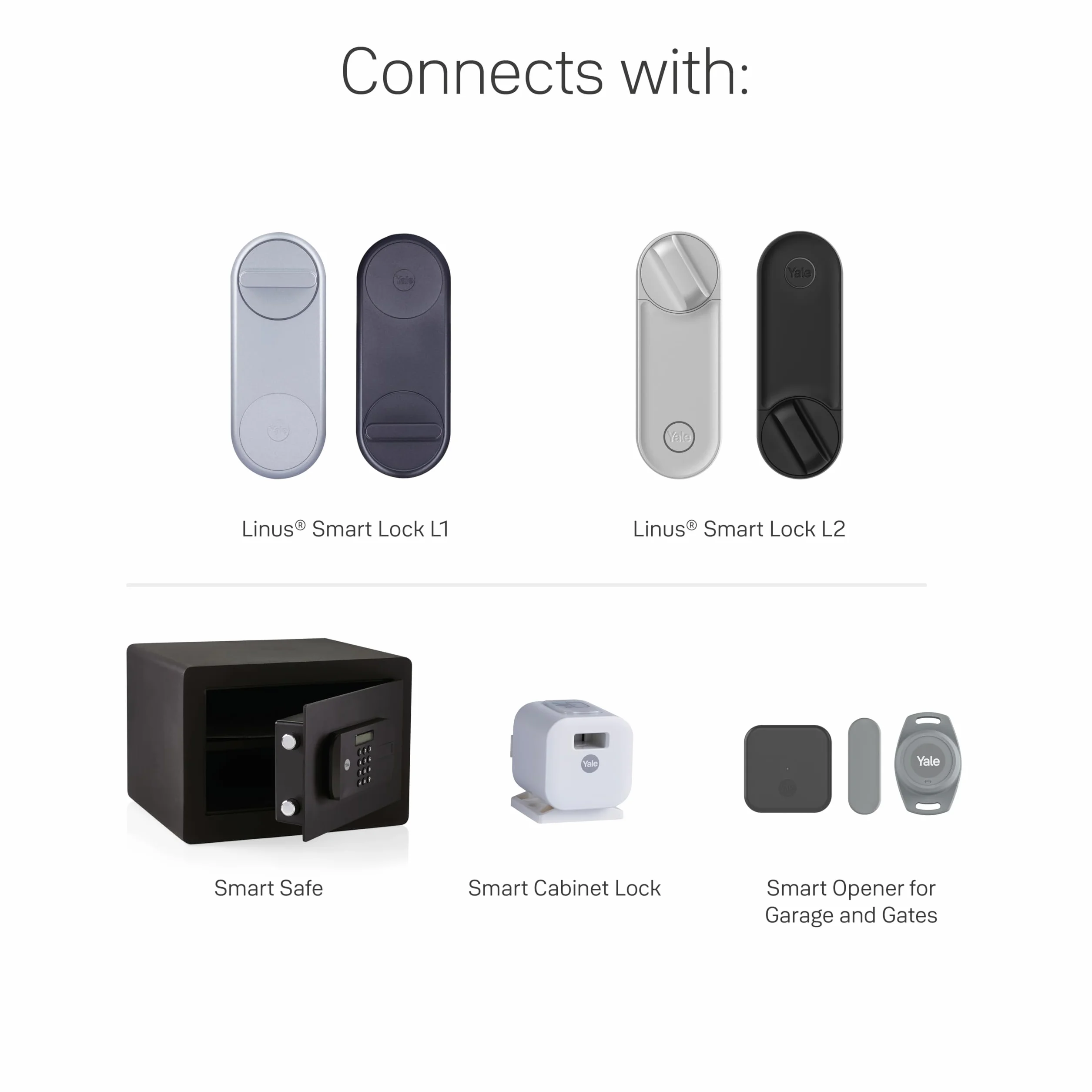 Yale 05/402100/WH ConnectX Wi-Fi Bridge akcesorium zdalny dostęp integracja z asystentami głosowymi dla ekosystemu Yale połącz do 4 urządzeń w zasięgu Bluetooth ok. 10 m