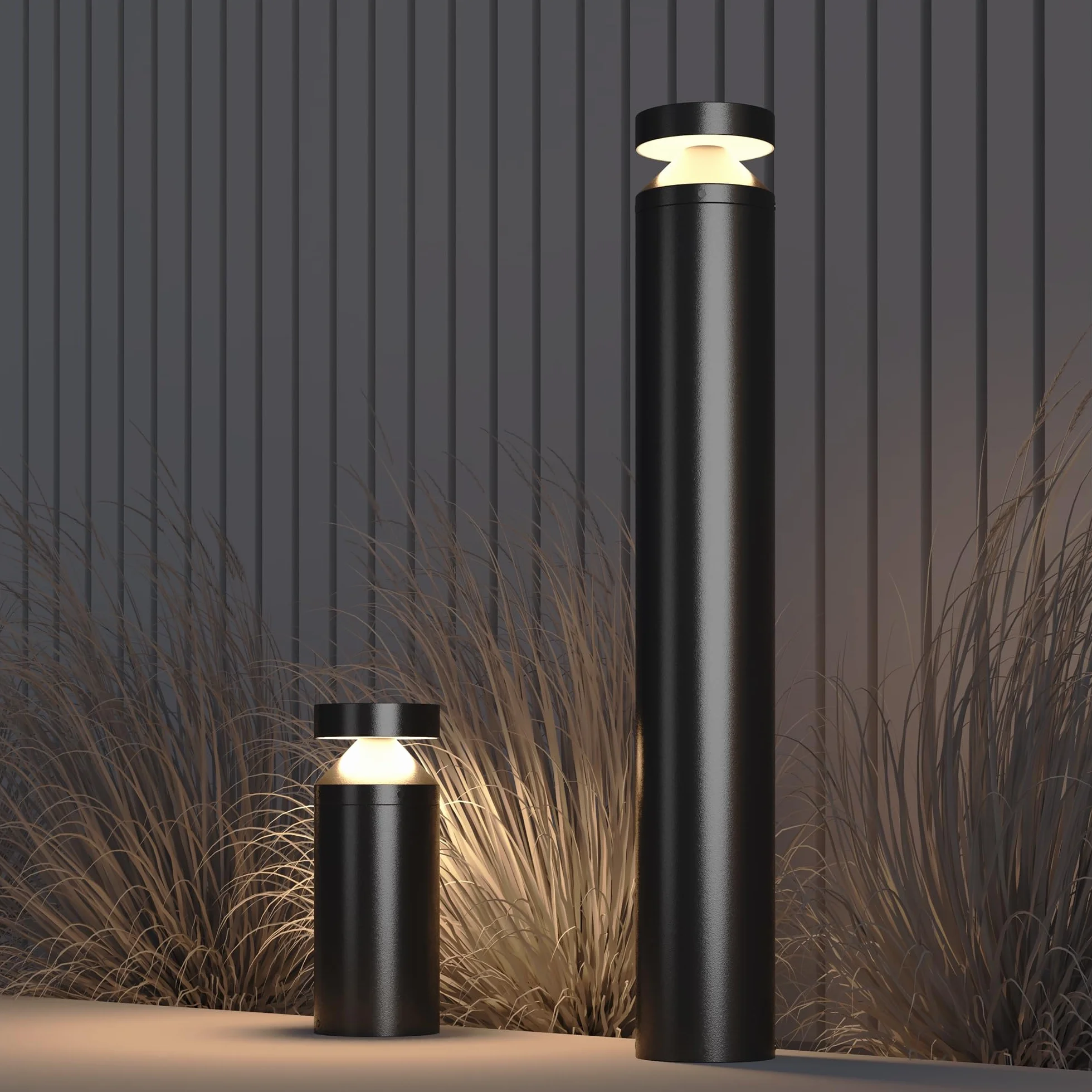MAYTONI Wodoodporna lampa zewnętrzna LED Olten 12W 3000K 300lm CRI 80 Grafit Aluminium
