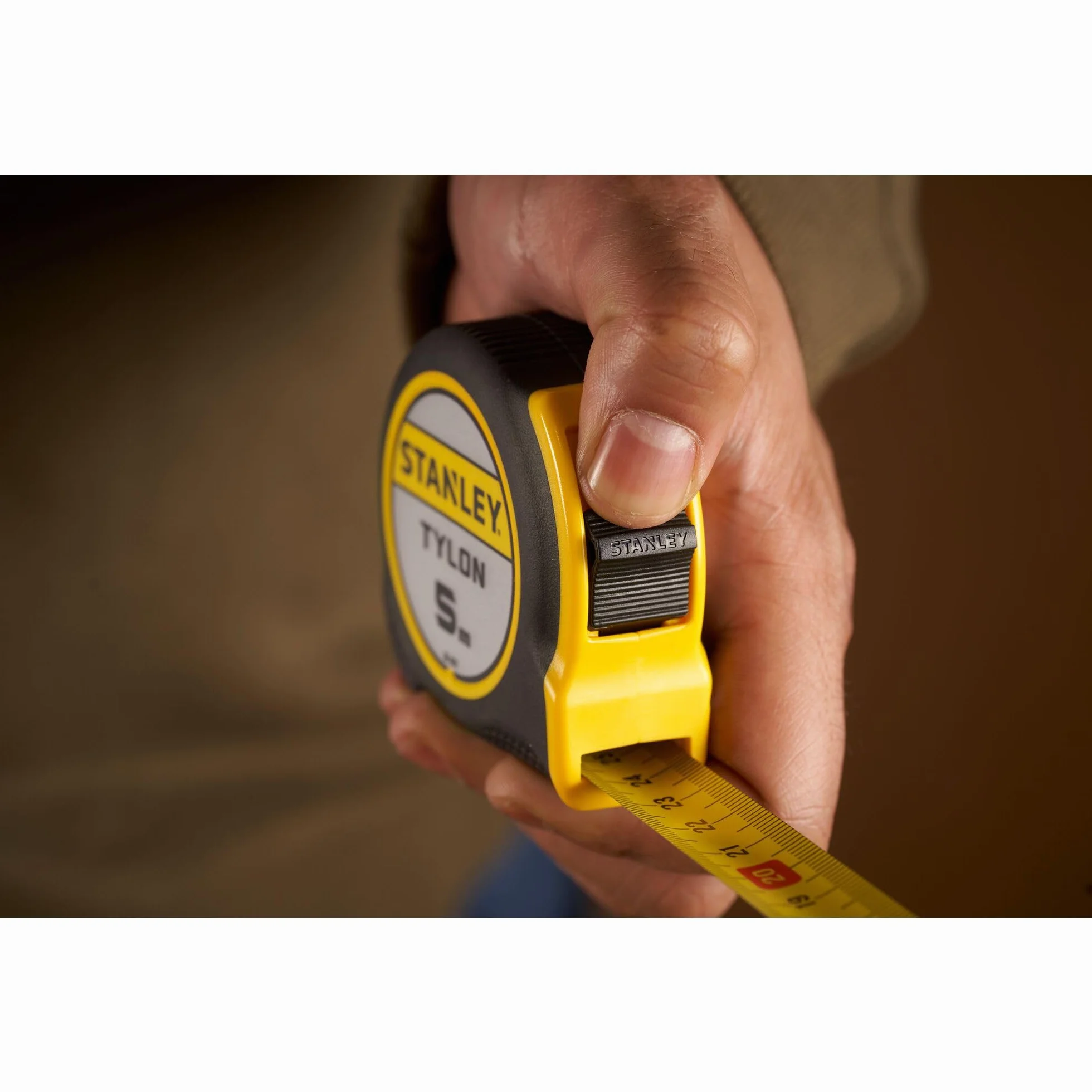 Stanley 1-30-697 Miara 5m x 19mm Czarny/Żółty