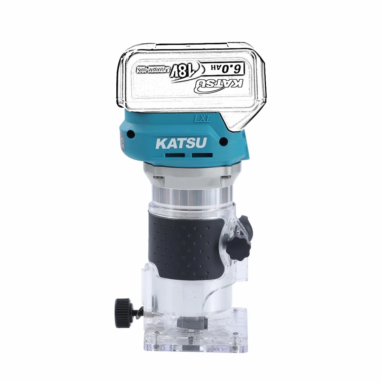 KATSU FIT-BAT 102770 bezszczotkowa akumulatorowa frezarka górnowrzecionowa 1/4" 6 mm 8 mm