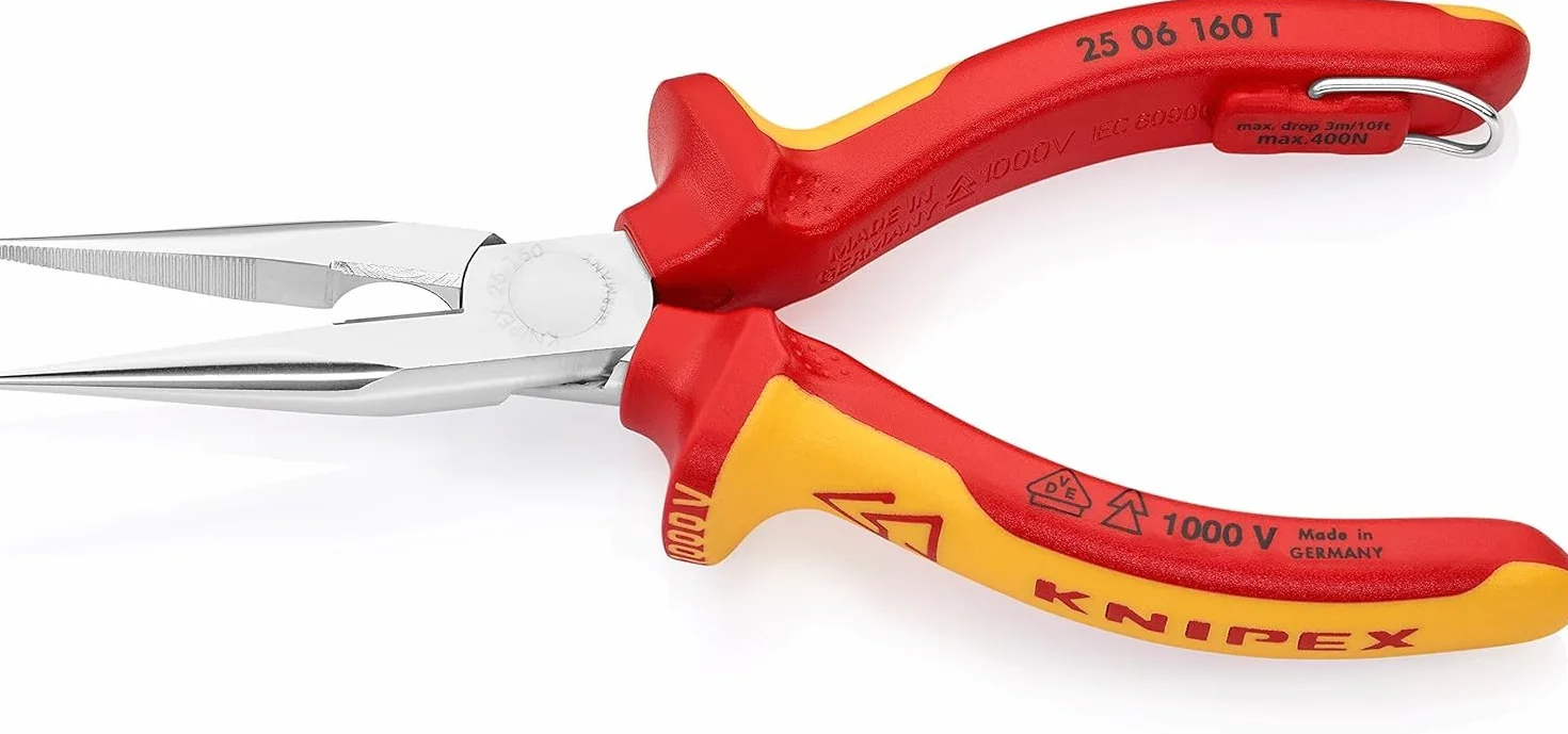 KNIPEX Szczypce tnące półokrągłe izolowane VDE 160 mm 25 06 160 T BK
