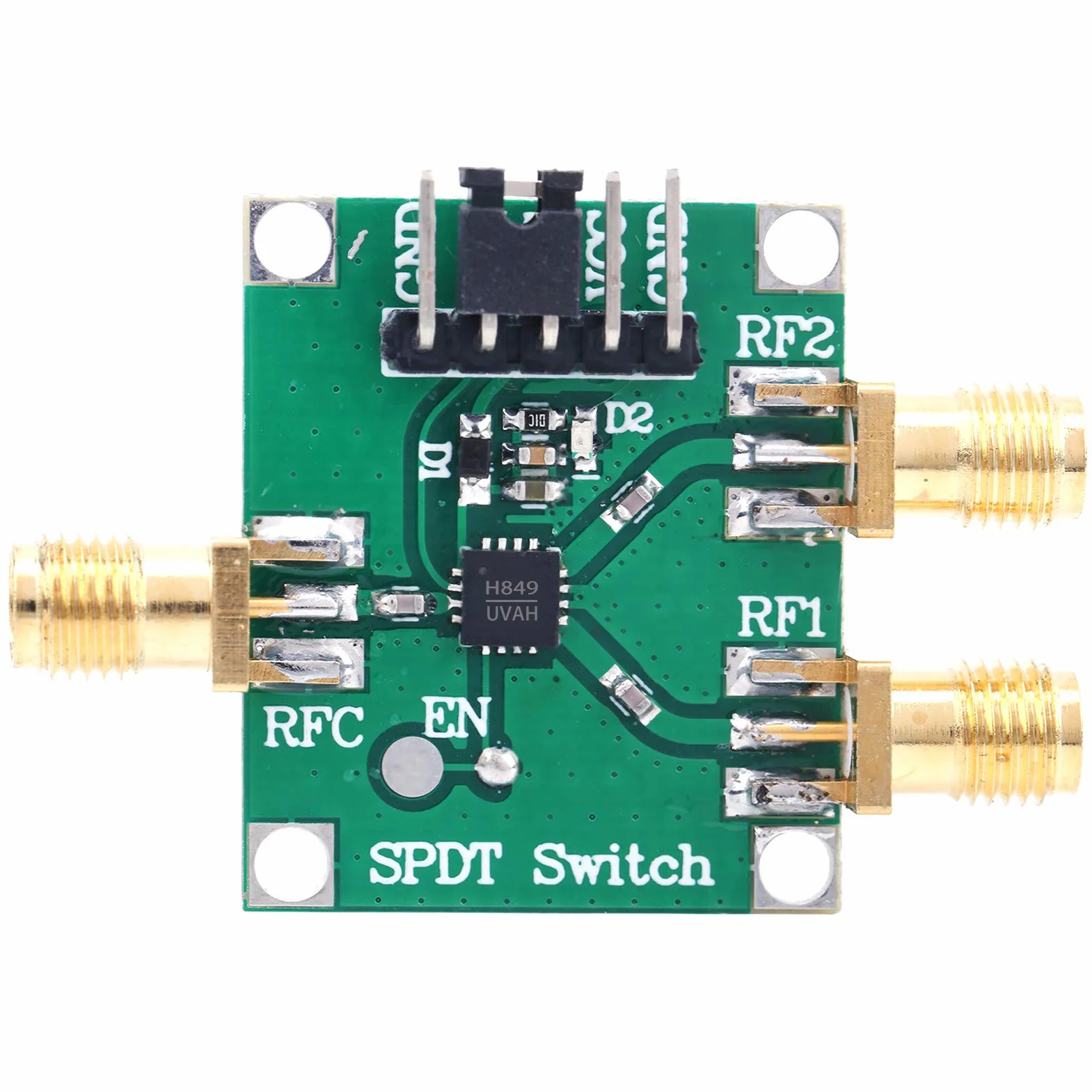 Standardowy moduł przełącznika RF, bezprzewodowy pilot zdalnego sterowania HMC349, HMC849 3-5V 50 omów z PCB,moduł