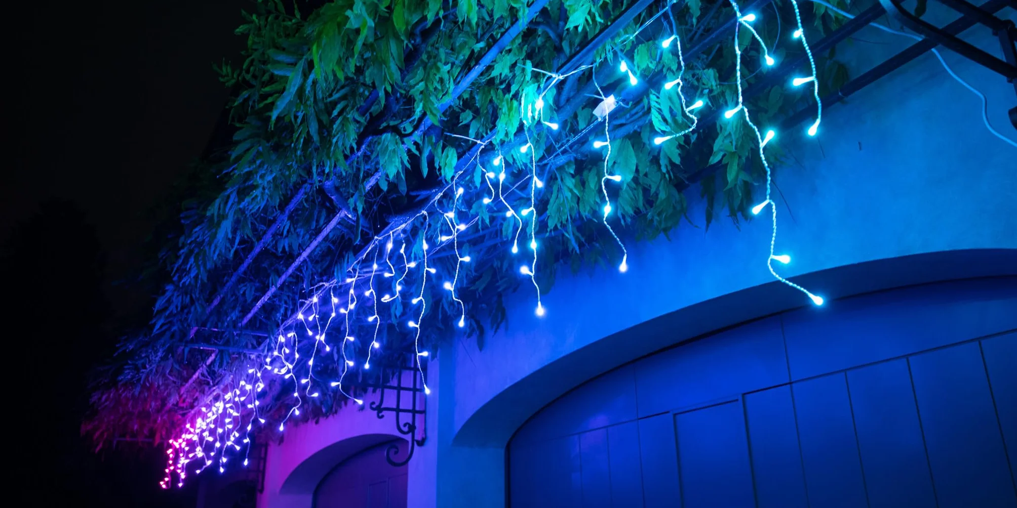 Twinkly Icicle Wiszące Lampki Choinkowe Wielokolorowy 190 Diod