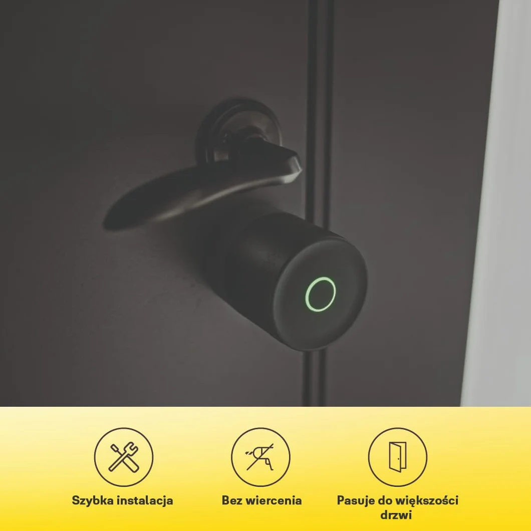 Yale Linus Smart Lock L2 Lite Srebrny Zgodny z Matter Dostęp bez klucza