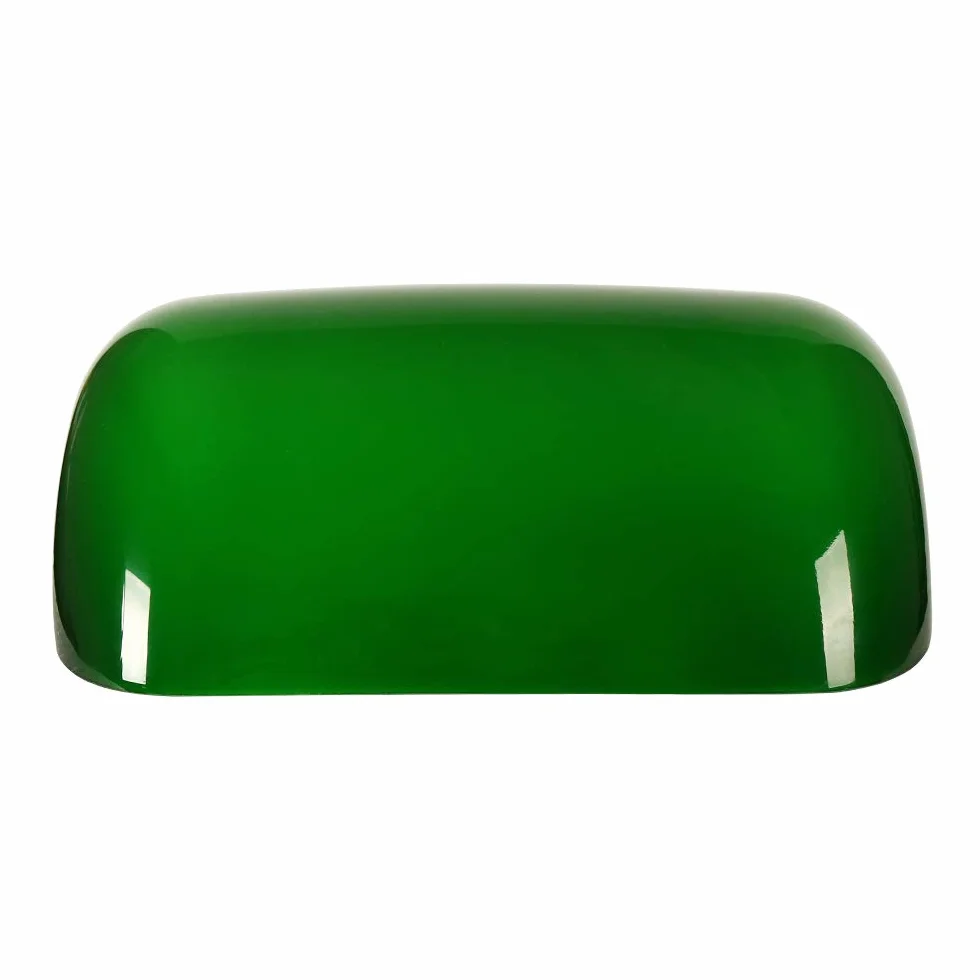 Abażur szklany wymienny do lampy bankierskiej Zielony 22.5cm