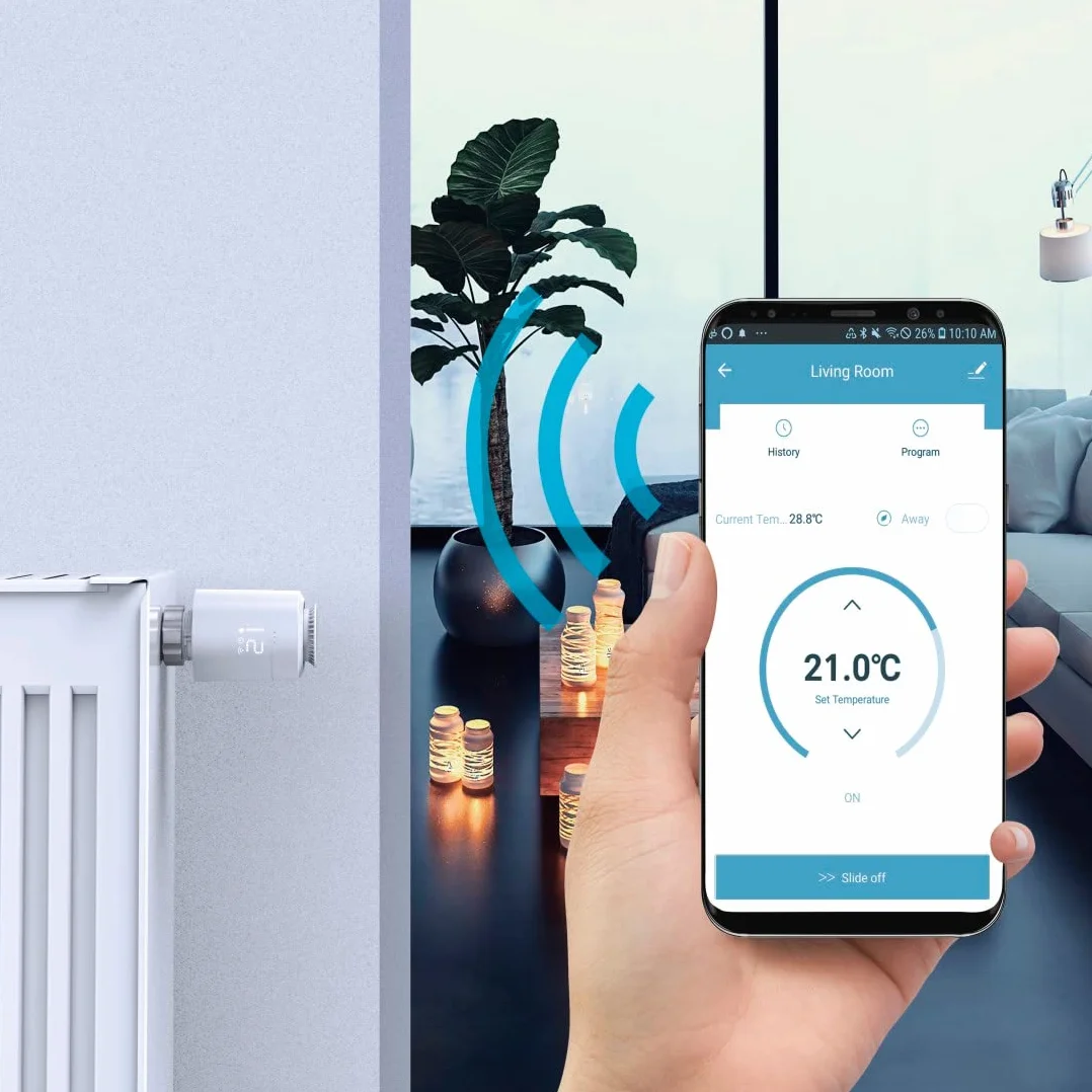 Hama Inteligentny termostat do grzejników WiFi programowalny regulacja ogrzewania oszczędność energii
