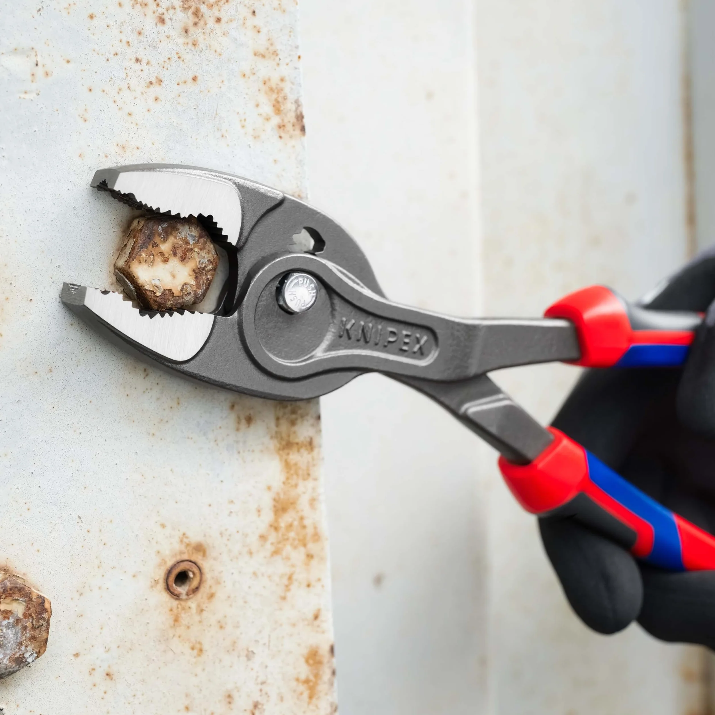 KNIPEX TwinGrip szczypce z chwytem od czoła i boku 250 mm, 82 02 250