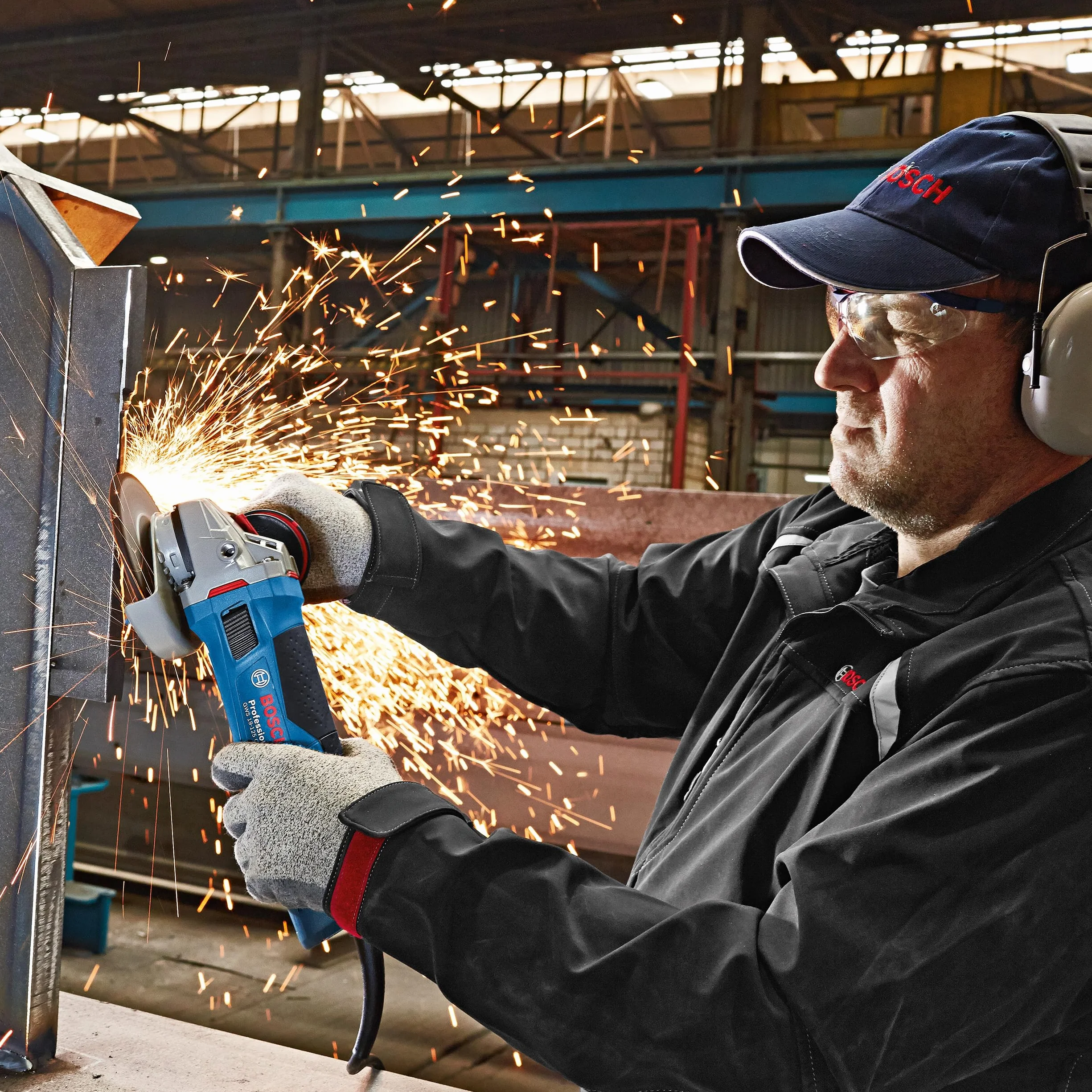 Bosch Professional szlifierka kątowa GWS 19-125 CIE 125 mm 1900 W regulacja prędkości KickBack Control