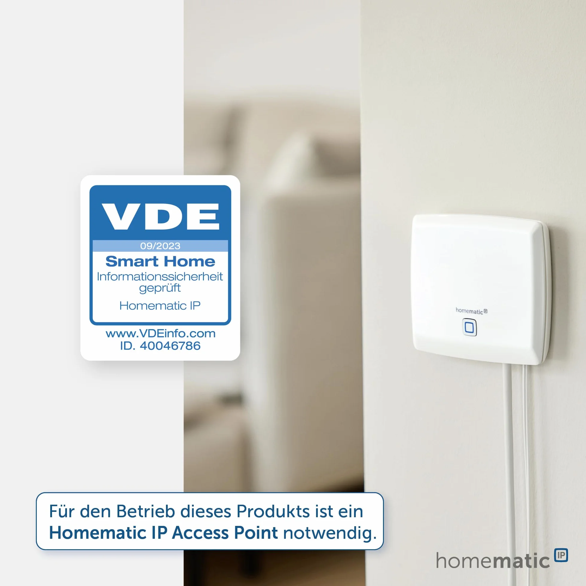 Homematic Ip Hmip-Sdo-2 HmIP-SWDO-2 Czujnik, Biały, ‎10,2 x 1,5 x 2 cm; 30 g