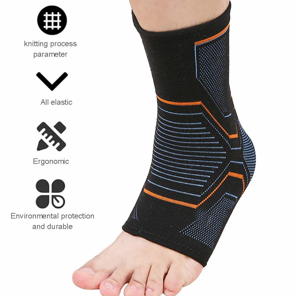 Ochraniacz Kostki, Na Zewnątrz Unisex Orteza Stawu Skokowego Sport Dzianina Ochraniacz Kostki Wymuszanie Utrzymuj Ciepło Ochrona Miękkie Etui Na Karabiny do Piłki Nożnej Koszykówka Fitness Futerały