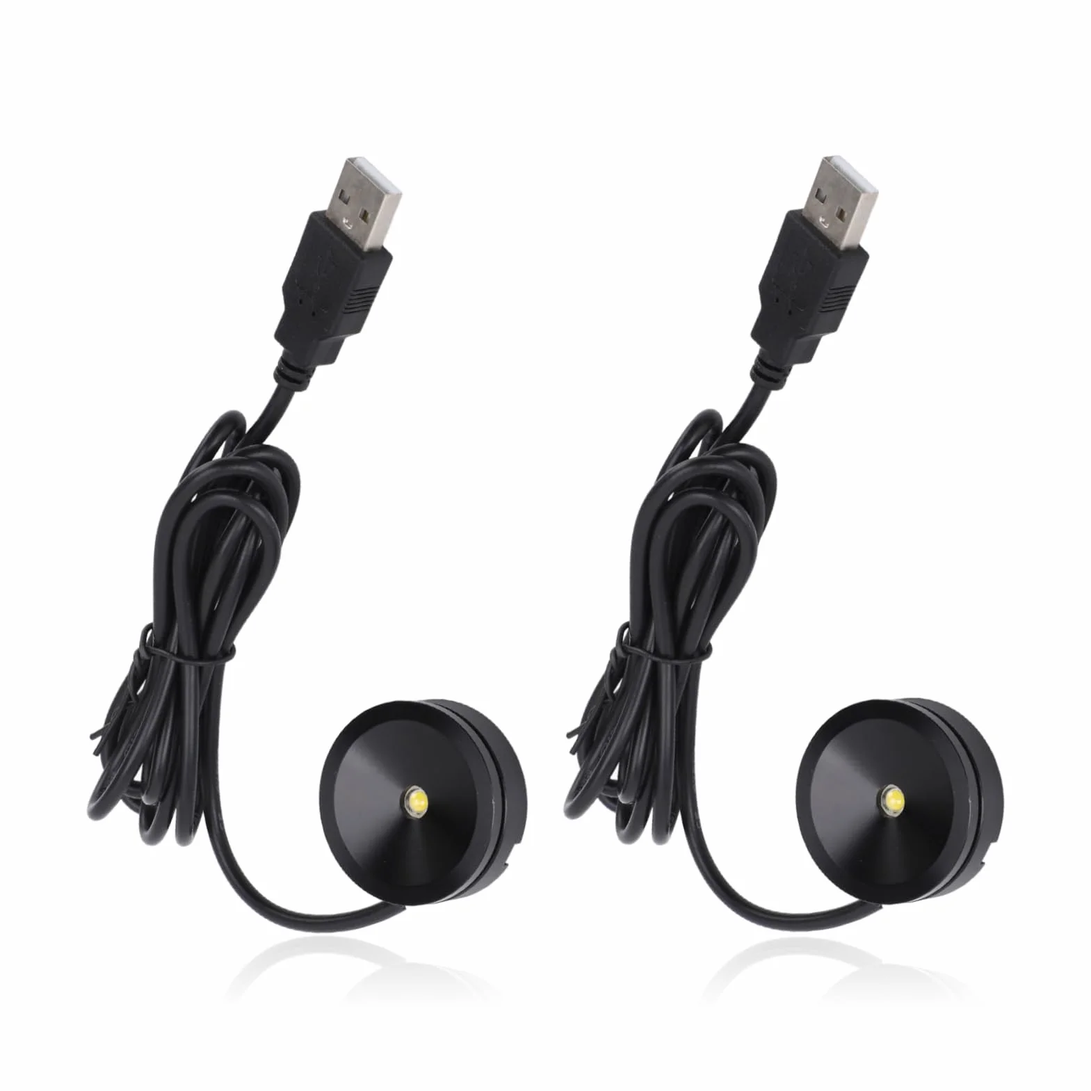 2 szt. Reflektory LED, Oświetlenie Obrazów Zasilane Przez USB o Długości 4,3 Stopy, Oświetlenie Wystawowe na biżuterię, Oświetlenie Obrazów w Pomieszczeniach, Oświetlenie