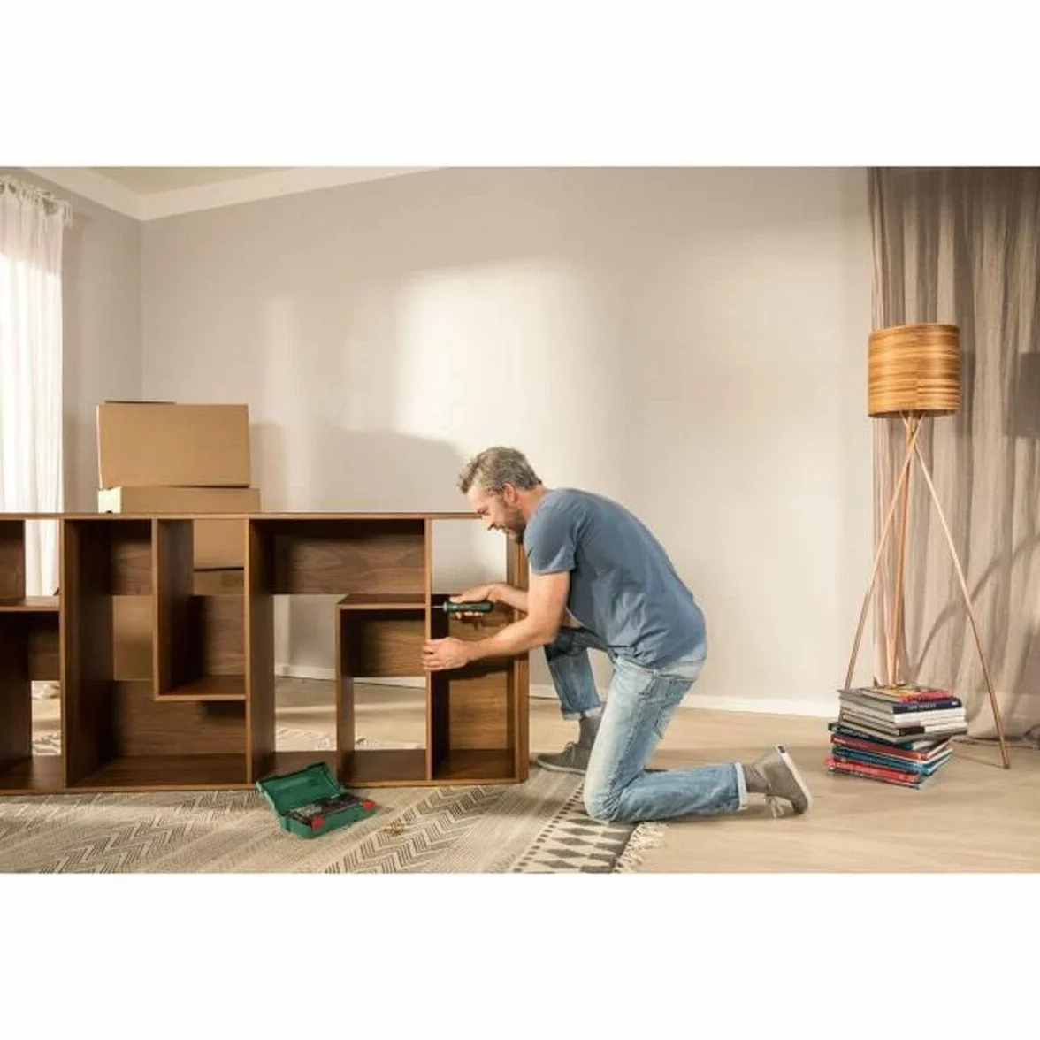 Bosch Wkrętarka Akumulatorowa Pushdrive 3,6 V Zielony / Czarny, 32 Bity