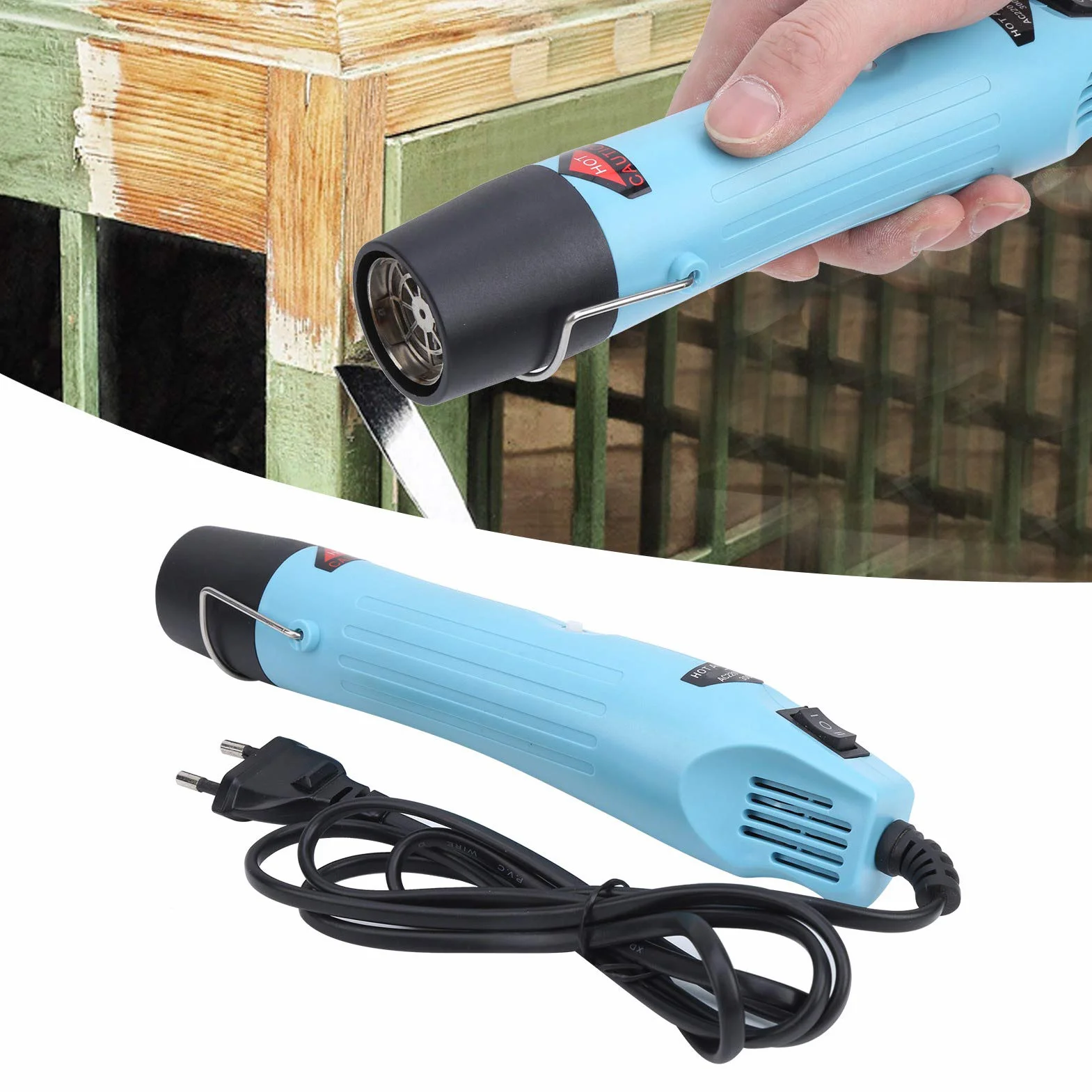 Opalarka 300 W 220 V Zmienna Regulacja Temperatury 60/150/210 ℃ z Dyszami