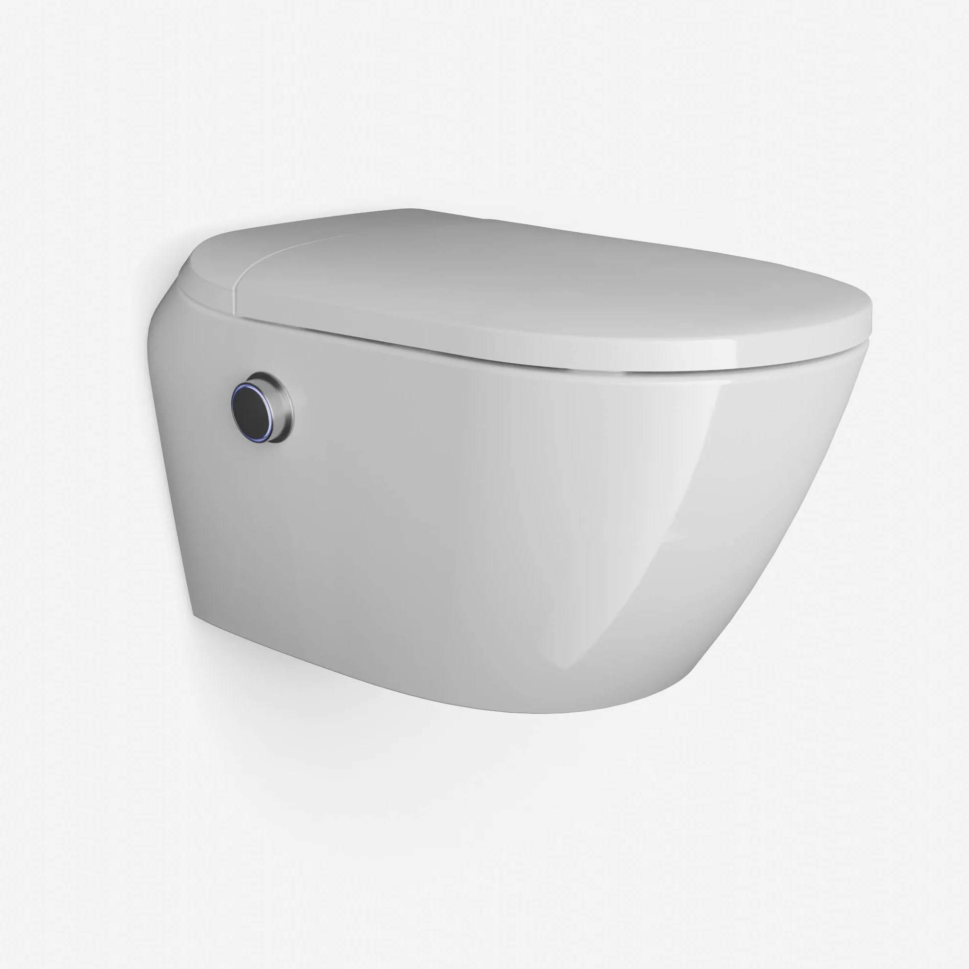 BERNSTEIN Toaleta myjąca T640 Pro Microbubbles UV-C biała z ogrzewaniem siedziska ścienna bez kołnierza bidet