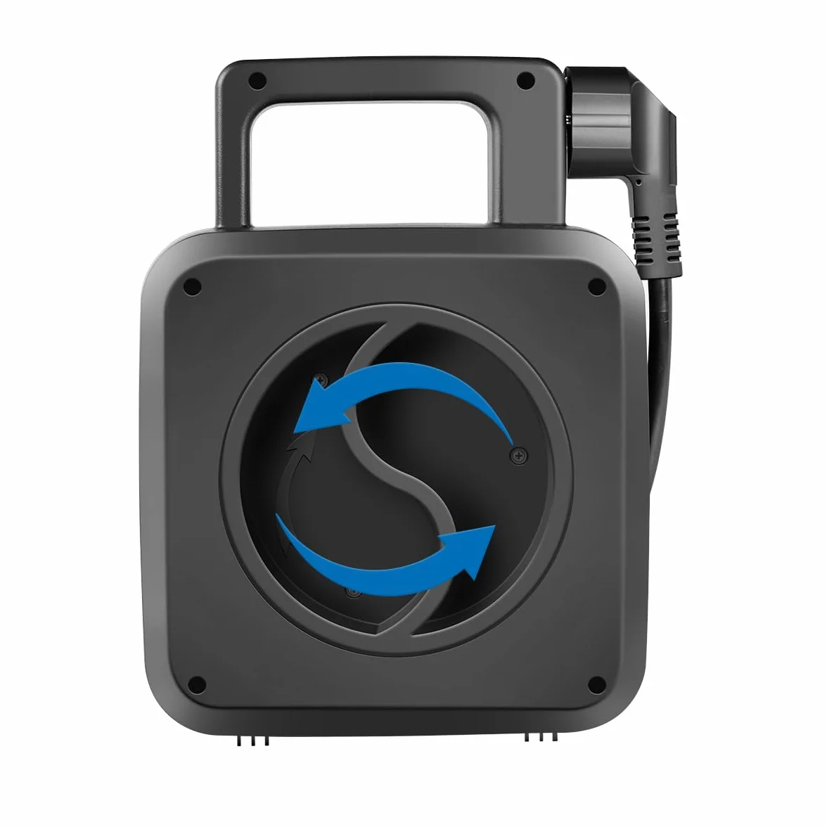 LogiLink LPS504 bęben kablowy 5 m 4 gniazda wtykowe USB-A USB-C IP20 termiczny wyłącznik przeciążeniowy